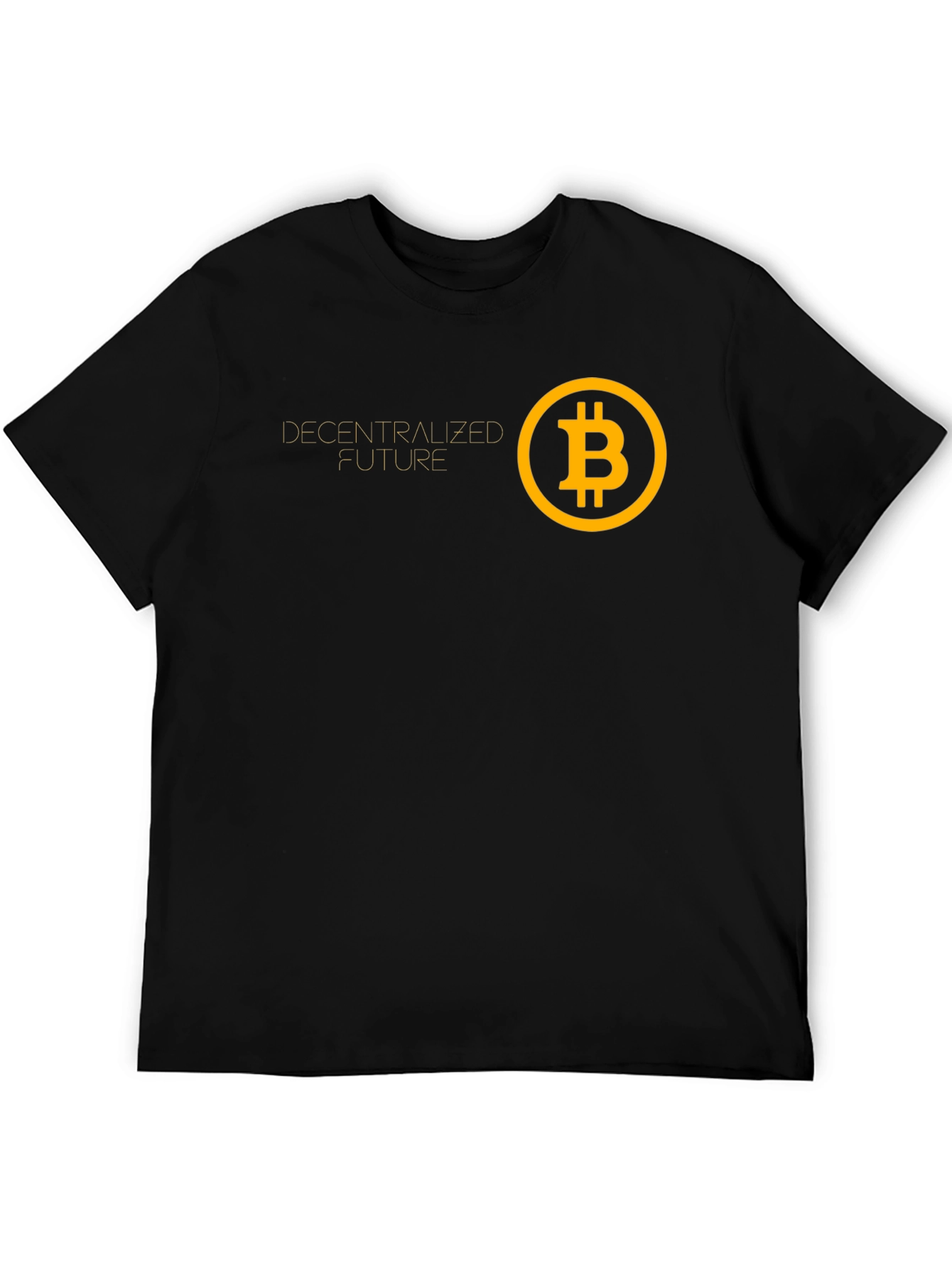 Decentralized Future Bitcoin Graphic Tee - Black