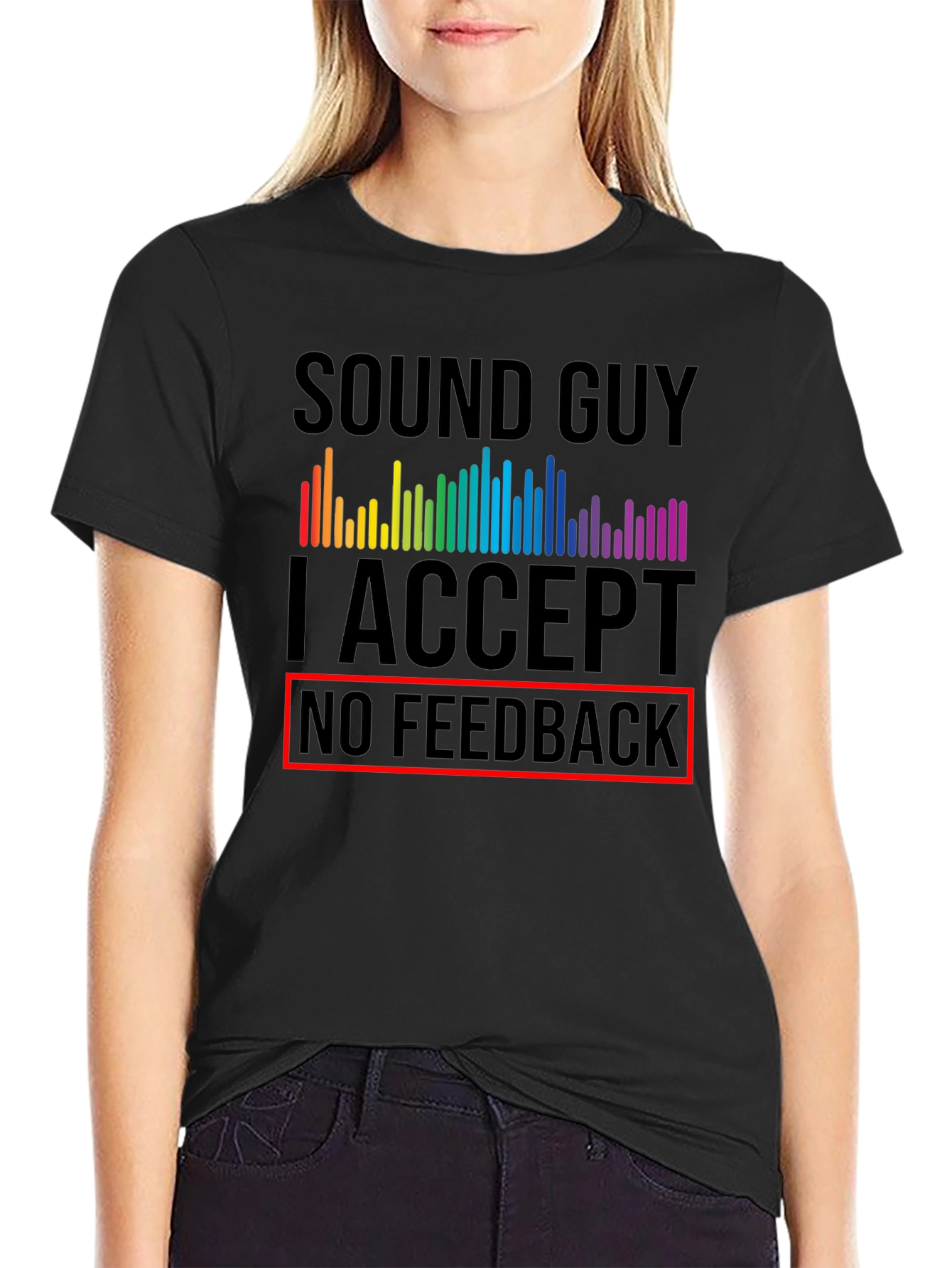 Sound Guy No Feedback Graphic T-Shirt