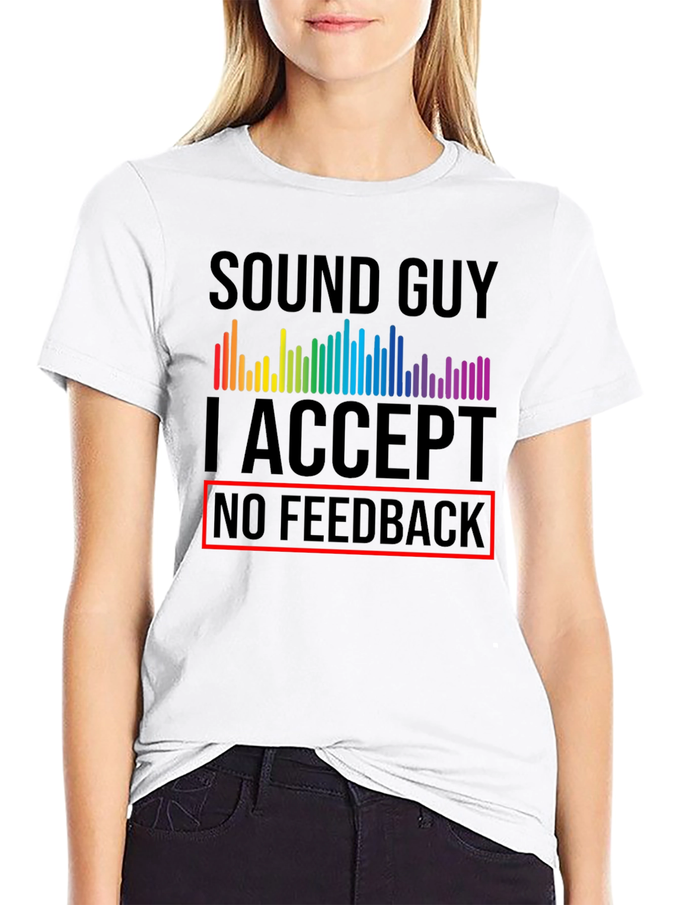 Sound Guy No Feedback Graphic T-Shirt