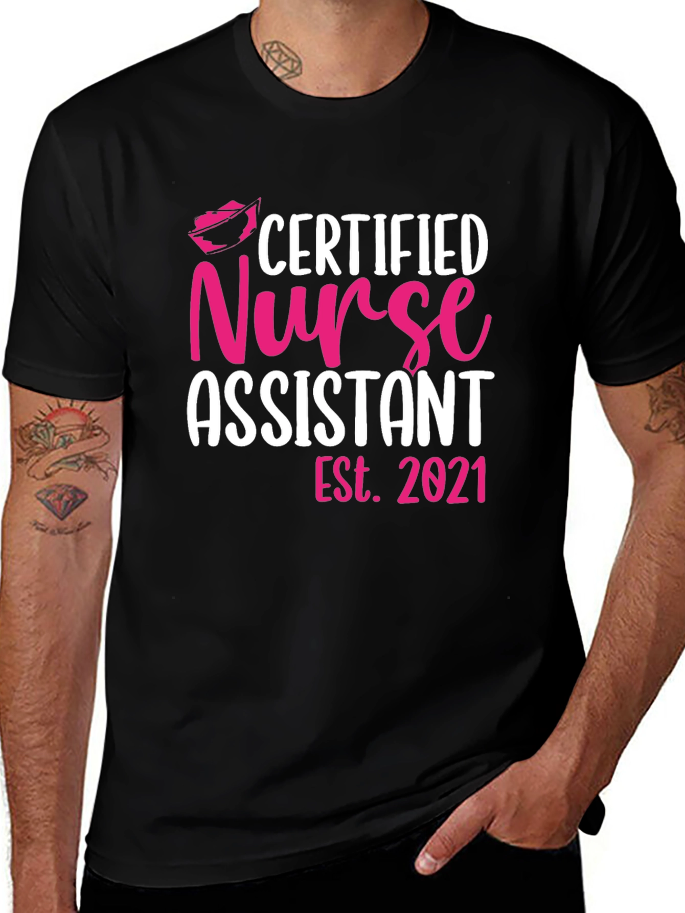 Certified Nurse Assistant T-Shirt - Est. 2021