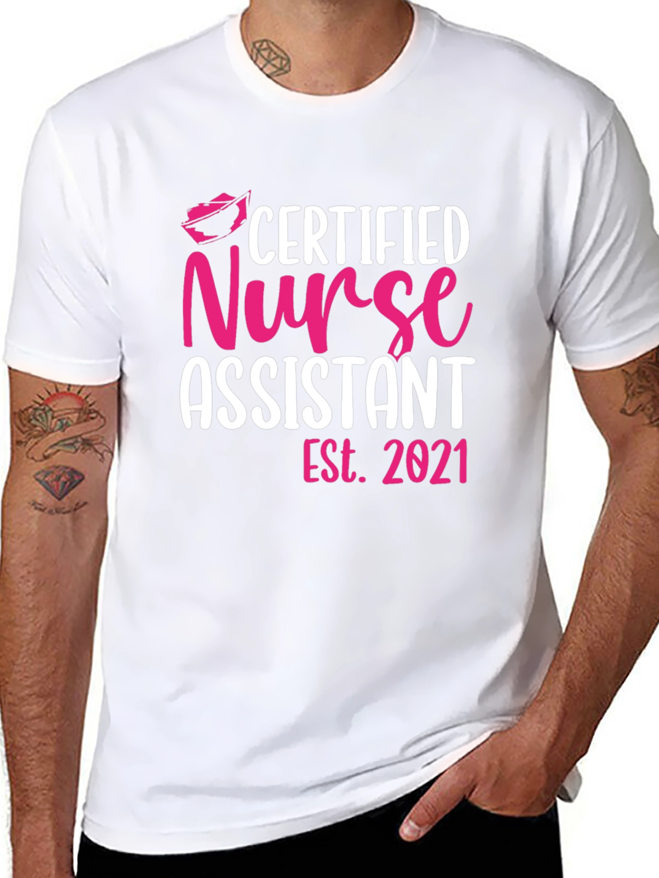 Certified Nurse Assistant T-Shirt - Est. 2021