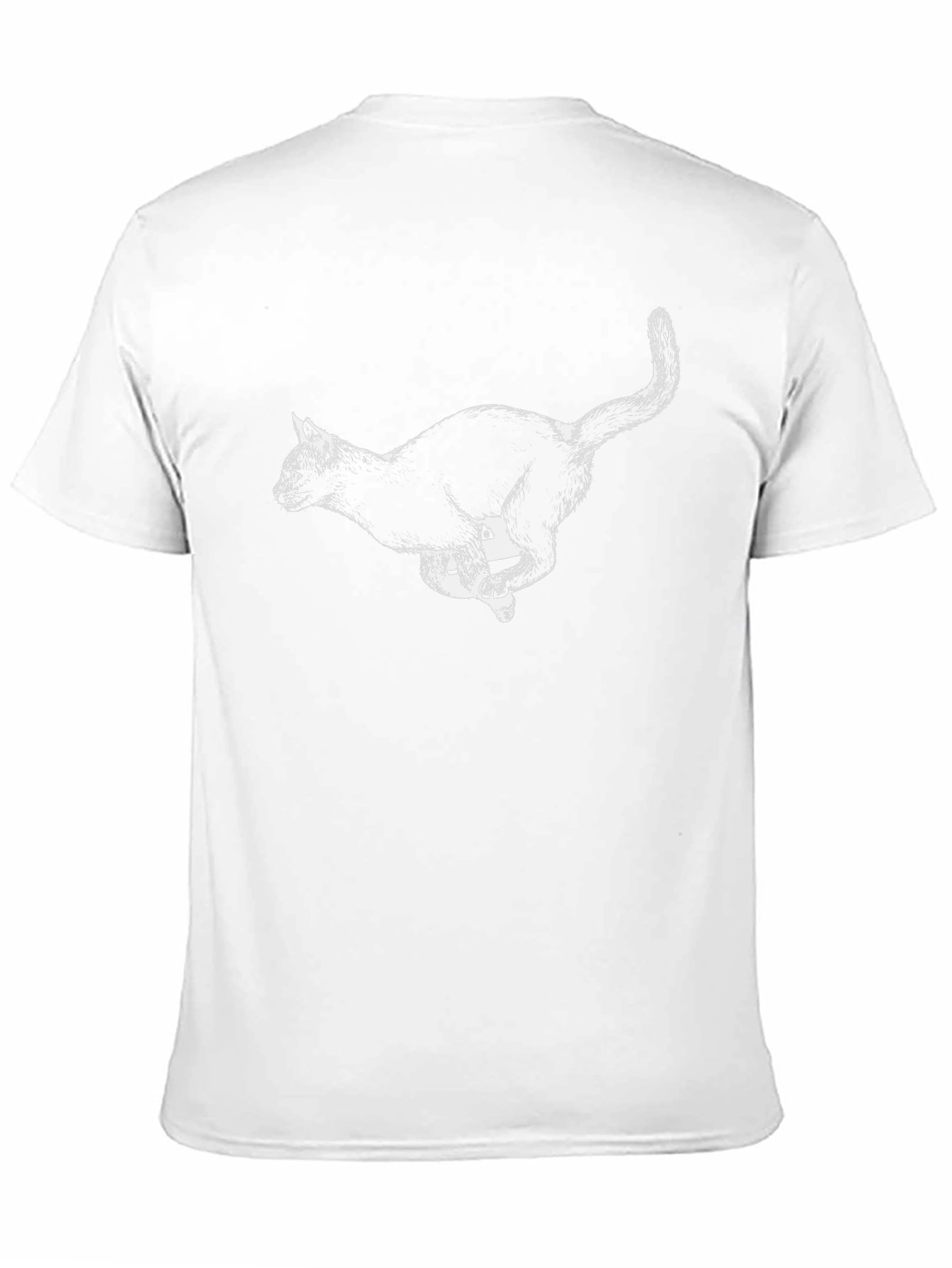 Black Cat Graphic Tee - Mens Short Sleeve