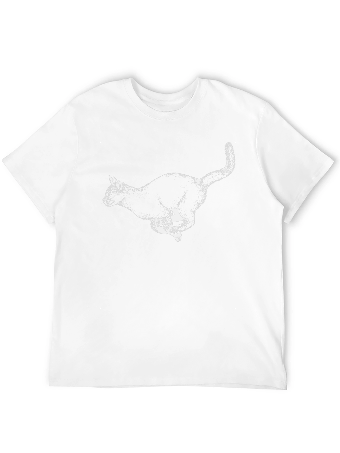 Black Cat Graphic Tee - Mens Short Sleeve