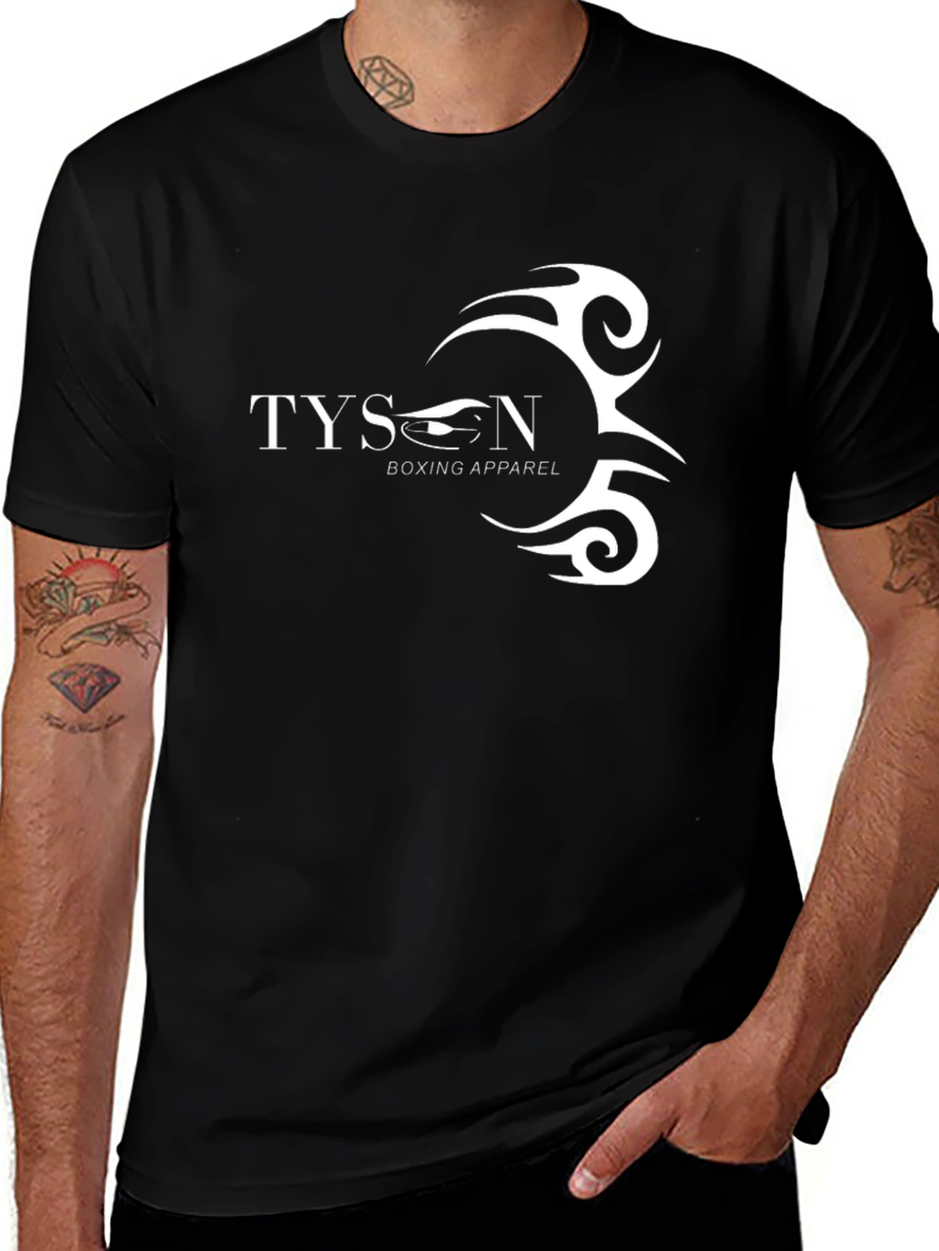 Tyson Boxing Apparel Black T-Shirt