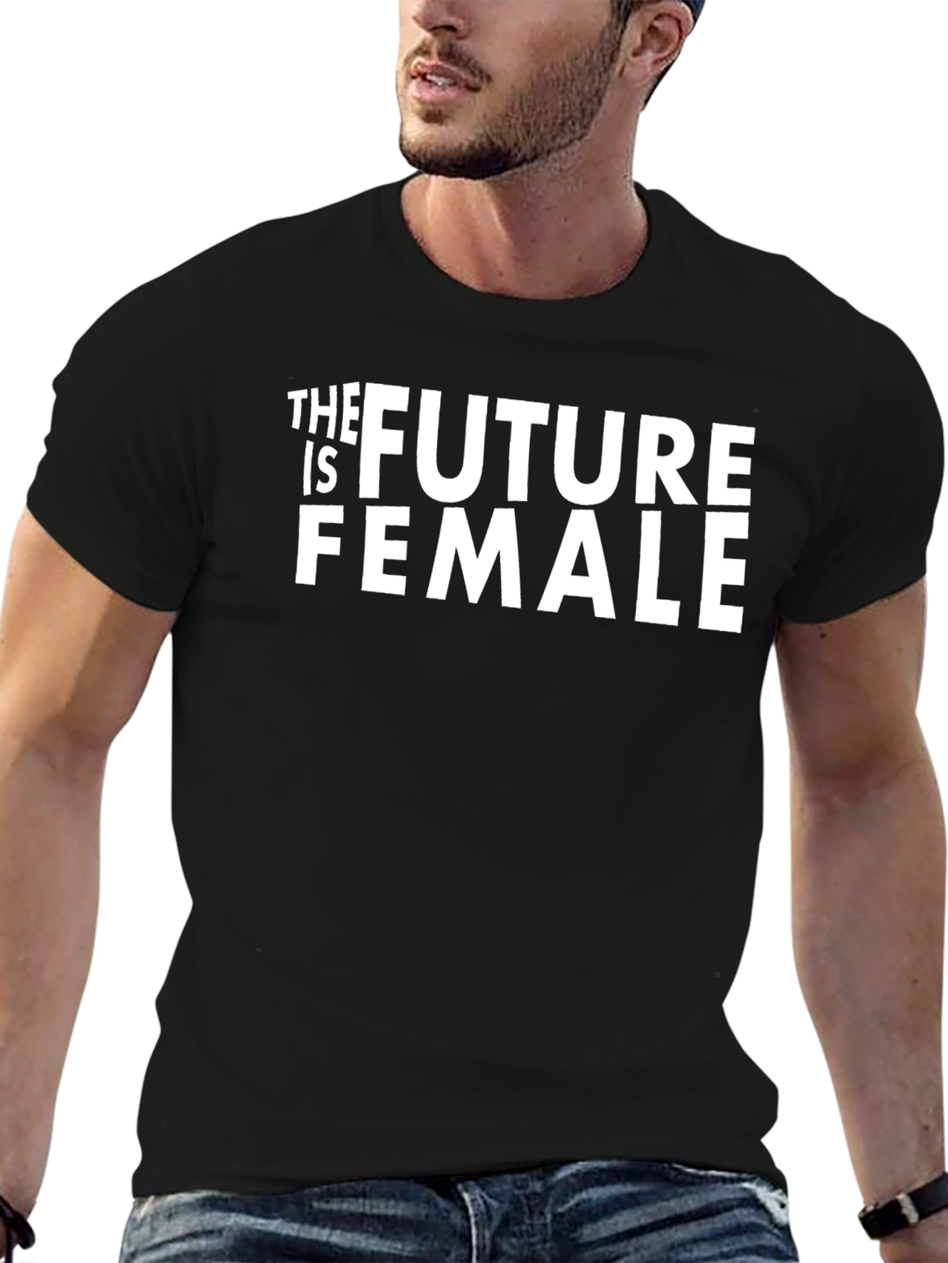 The Future Is Female Black Graphic Tee