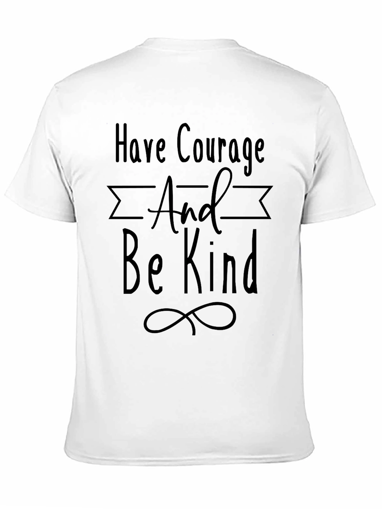 Courage & Kindness Black Graphic Tee