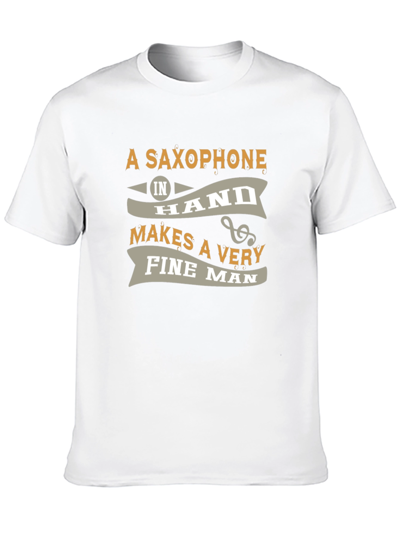 Saxophone Man Black Graphic Tee