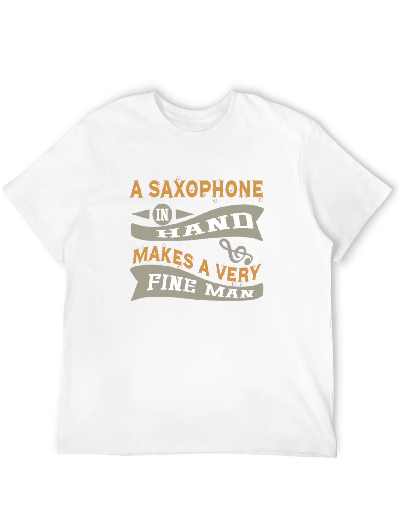 Saxophone Man Black Graphic Tee
