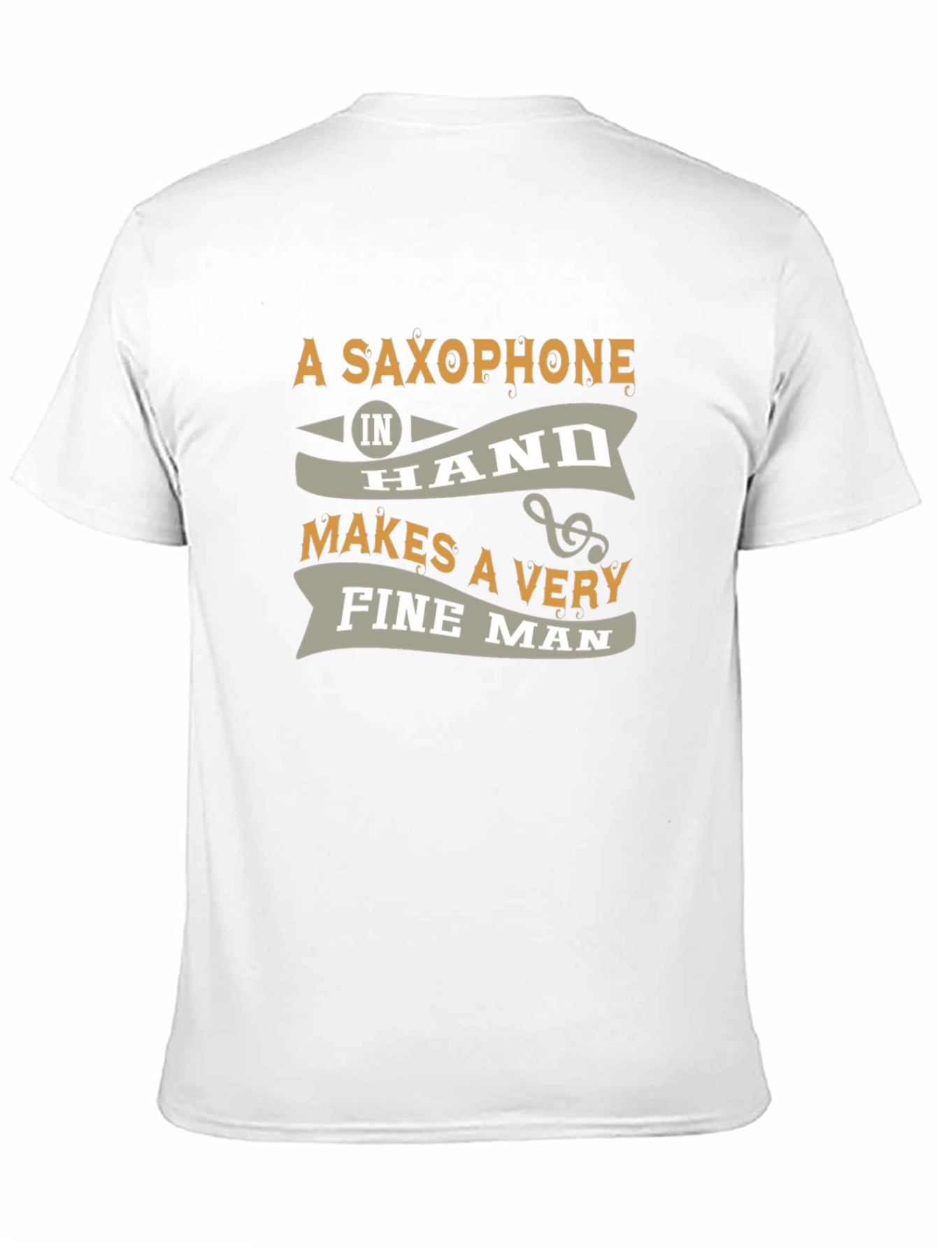 Saxophone Man Black Graphic Tee
