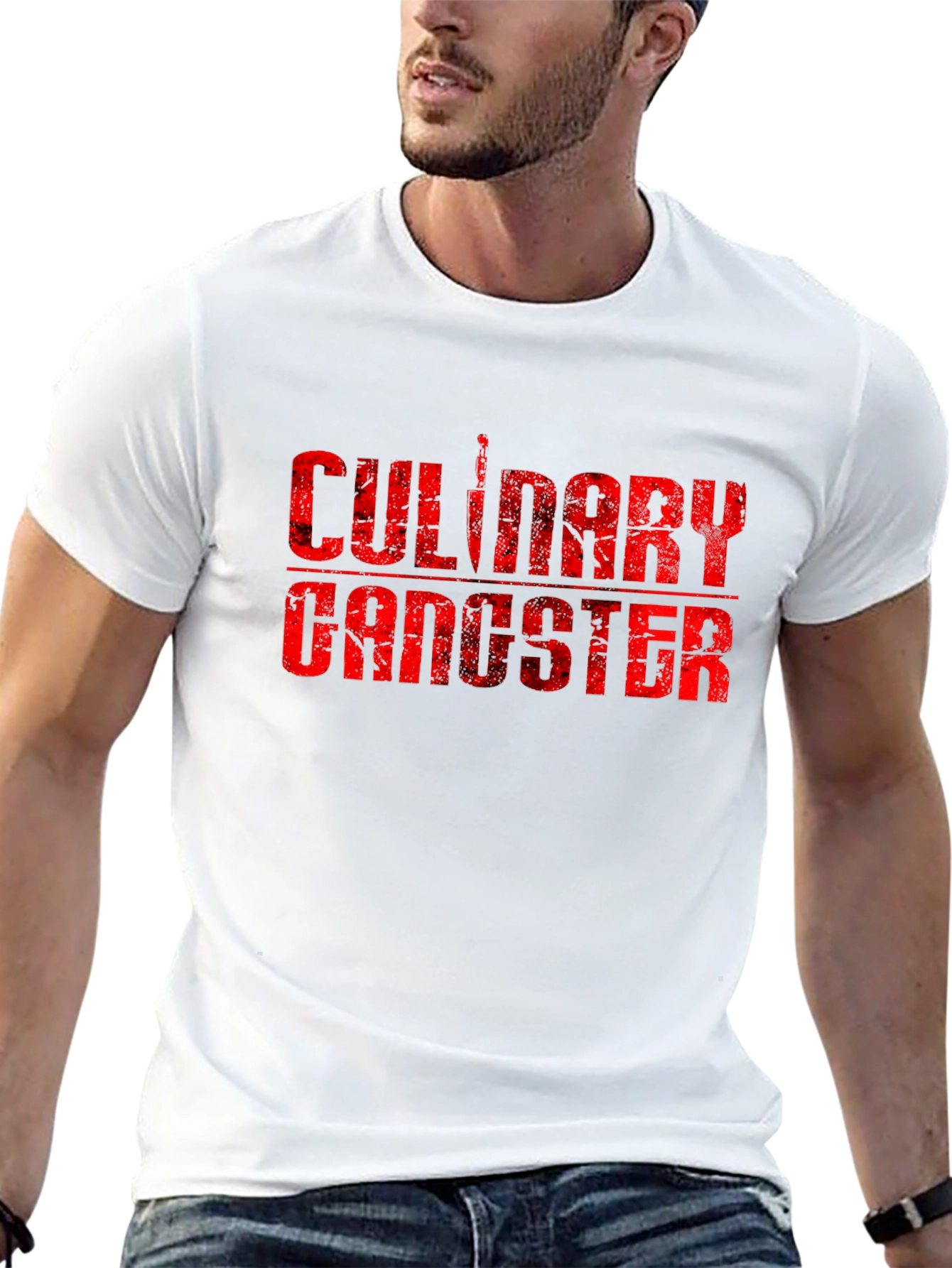 Culinary Gangster Black T-Shirt - Chef Novelty