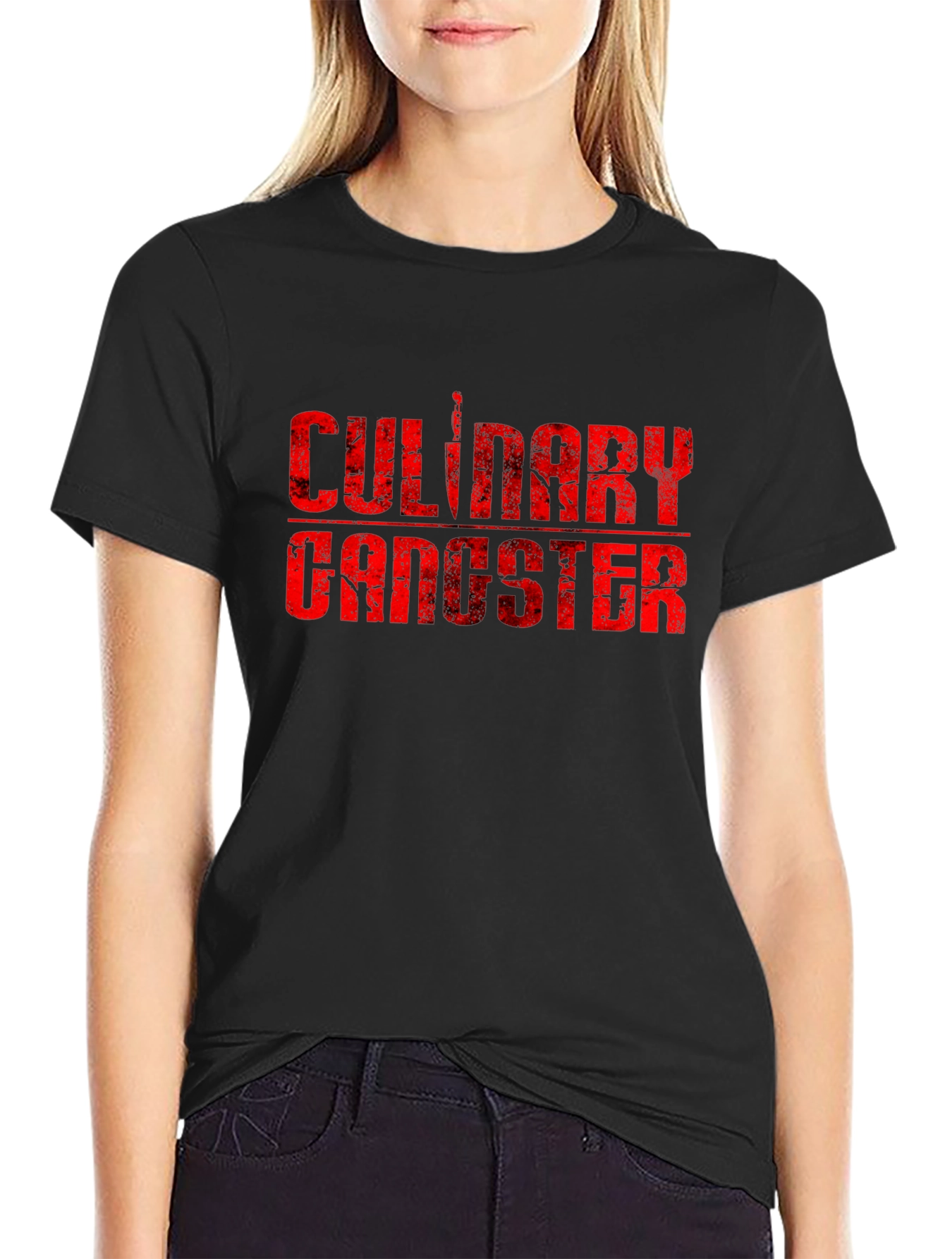 Culinary Gangster Black T-Shirt - Chef Novelty