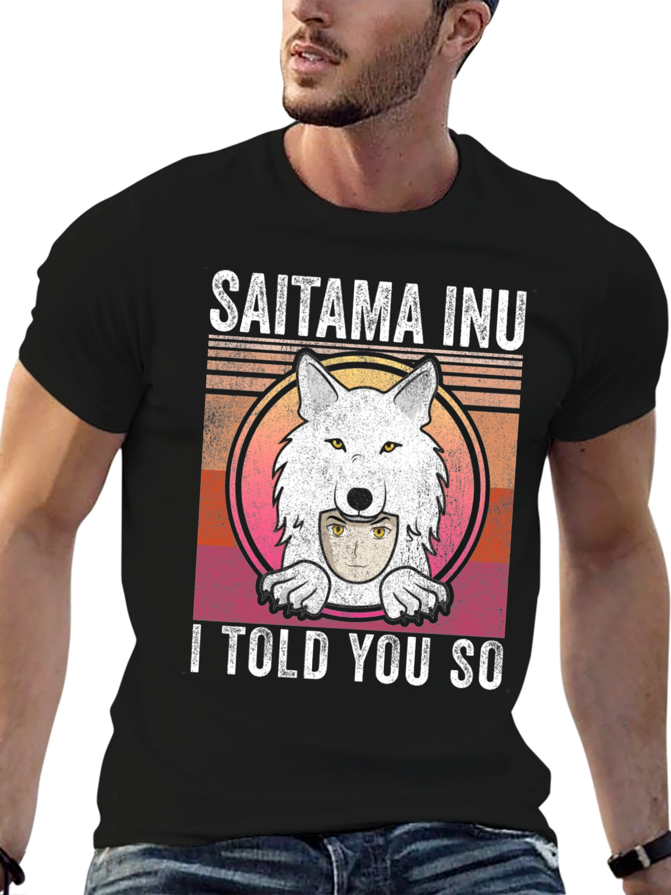 Saitama Inu Funny Graphic T-Shirt