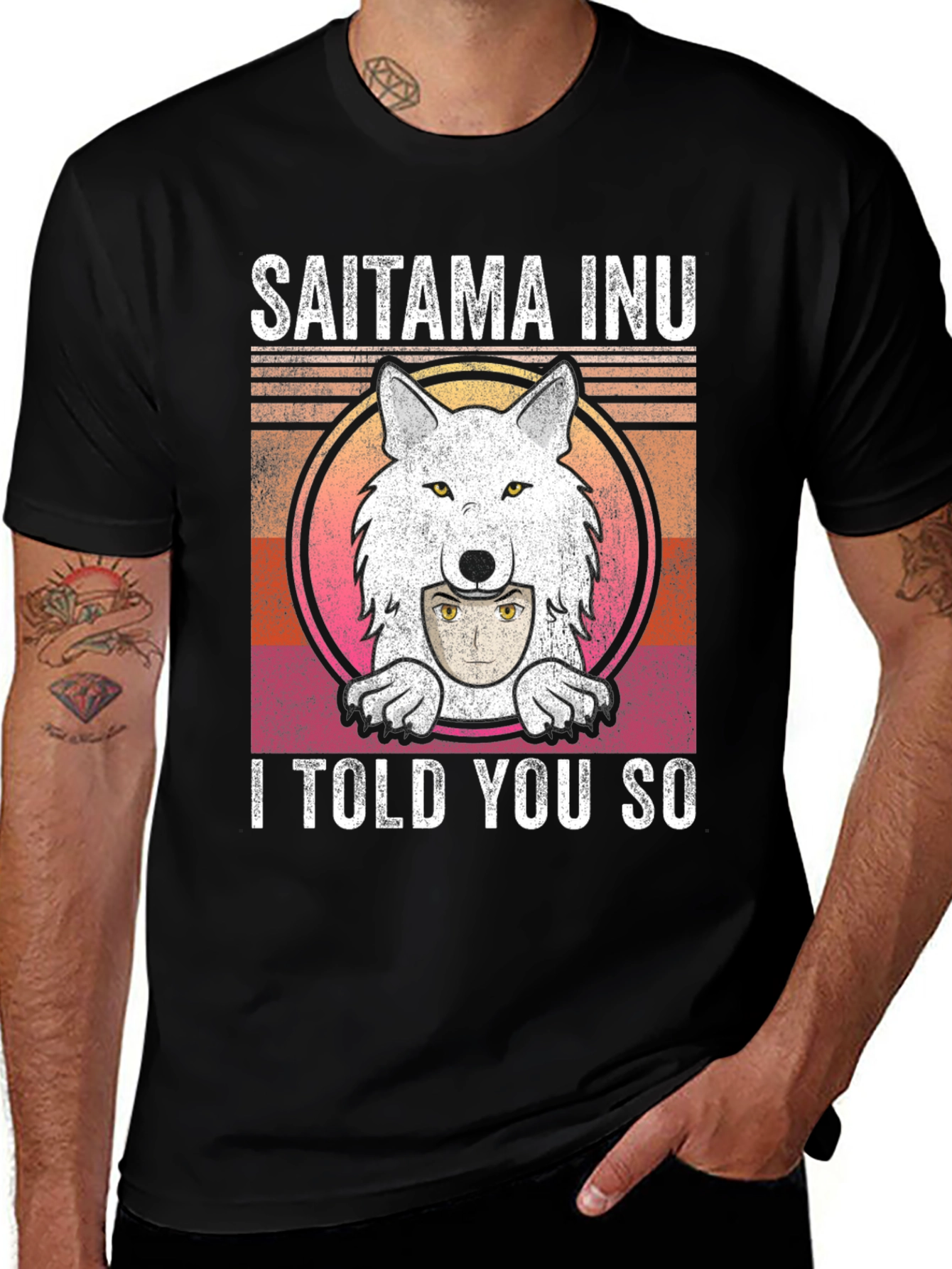 Saitama Inu Funny Graphic T-Shirt