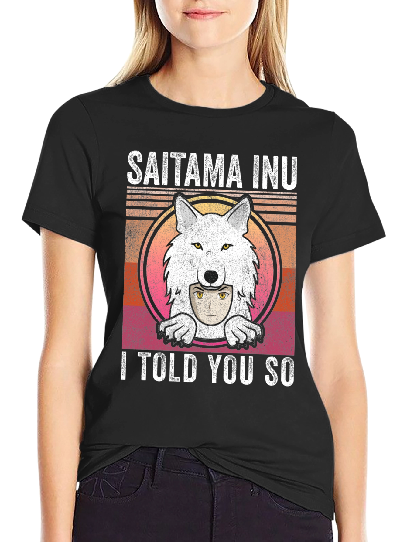 Saitama Inu Funny Graphic T-Shirt
