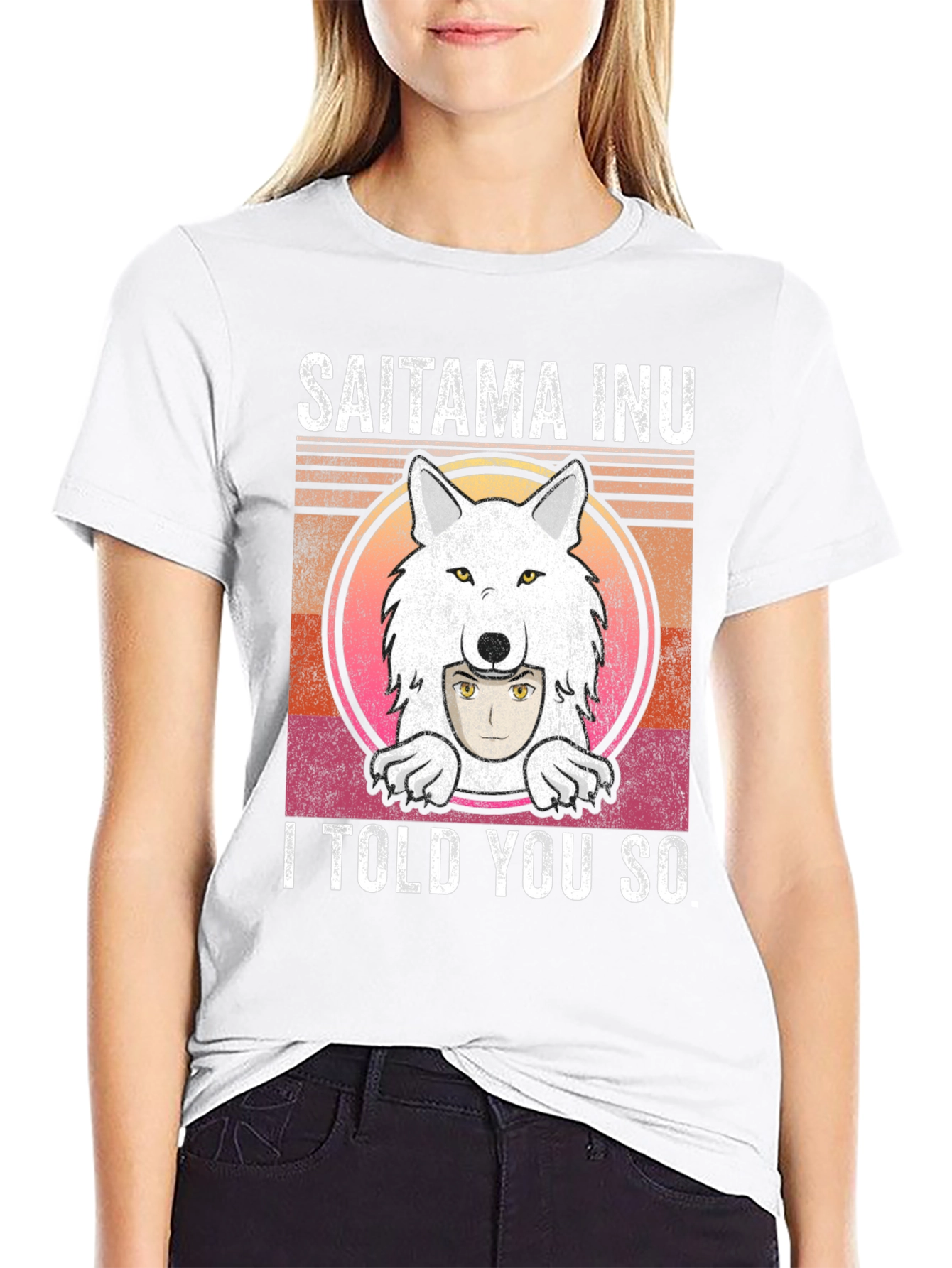 Saitama Inu Funny Graphic T-Shirt