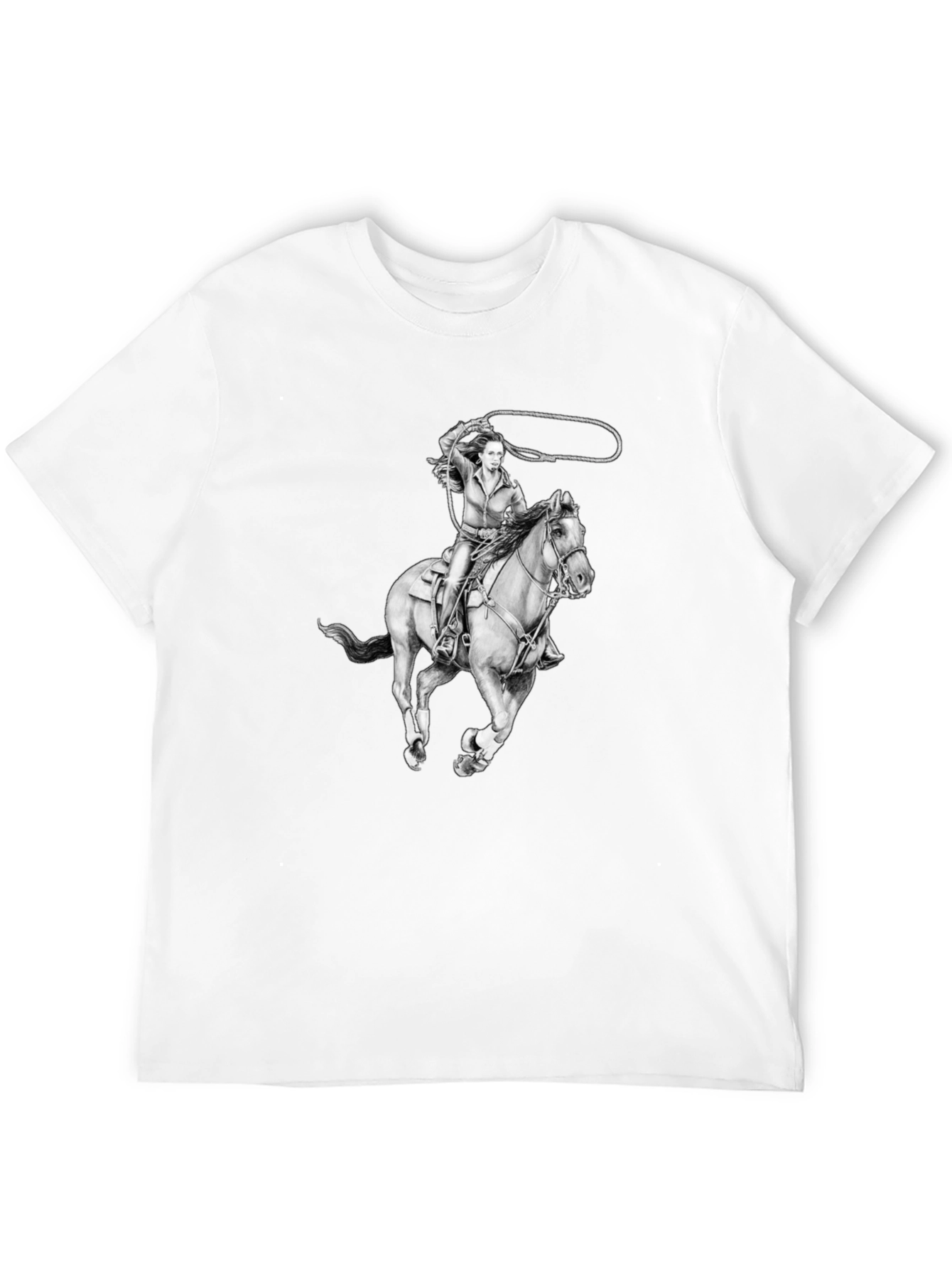 Cowgirl Rider Graphic T-Shirt