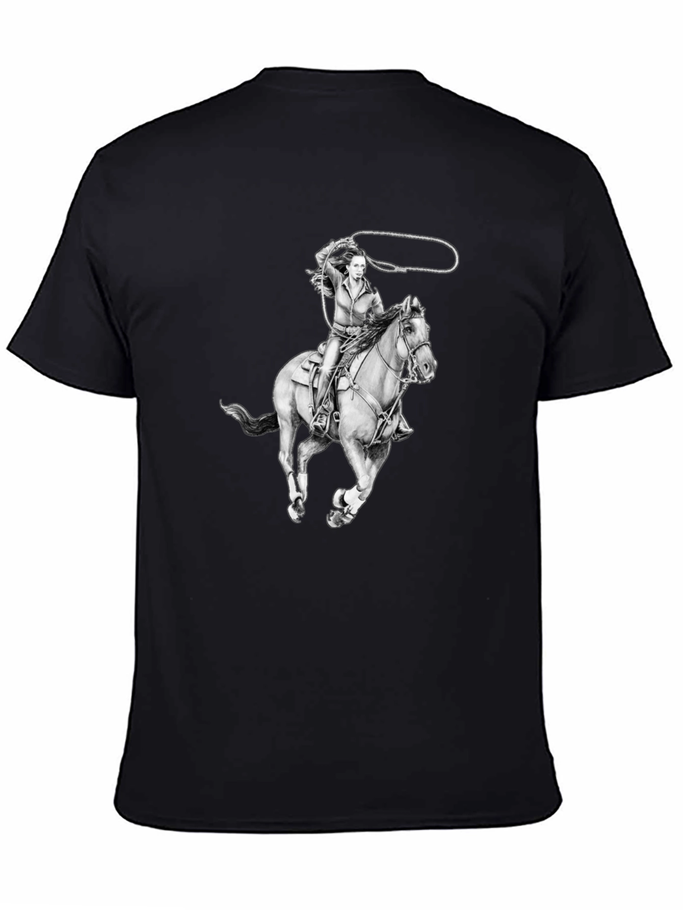 Cowgirl Rider Graphic T-Shirt