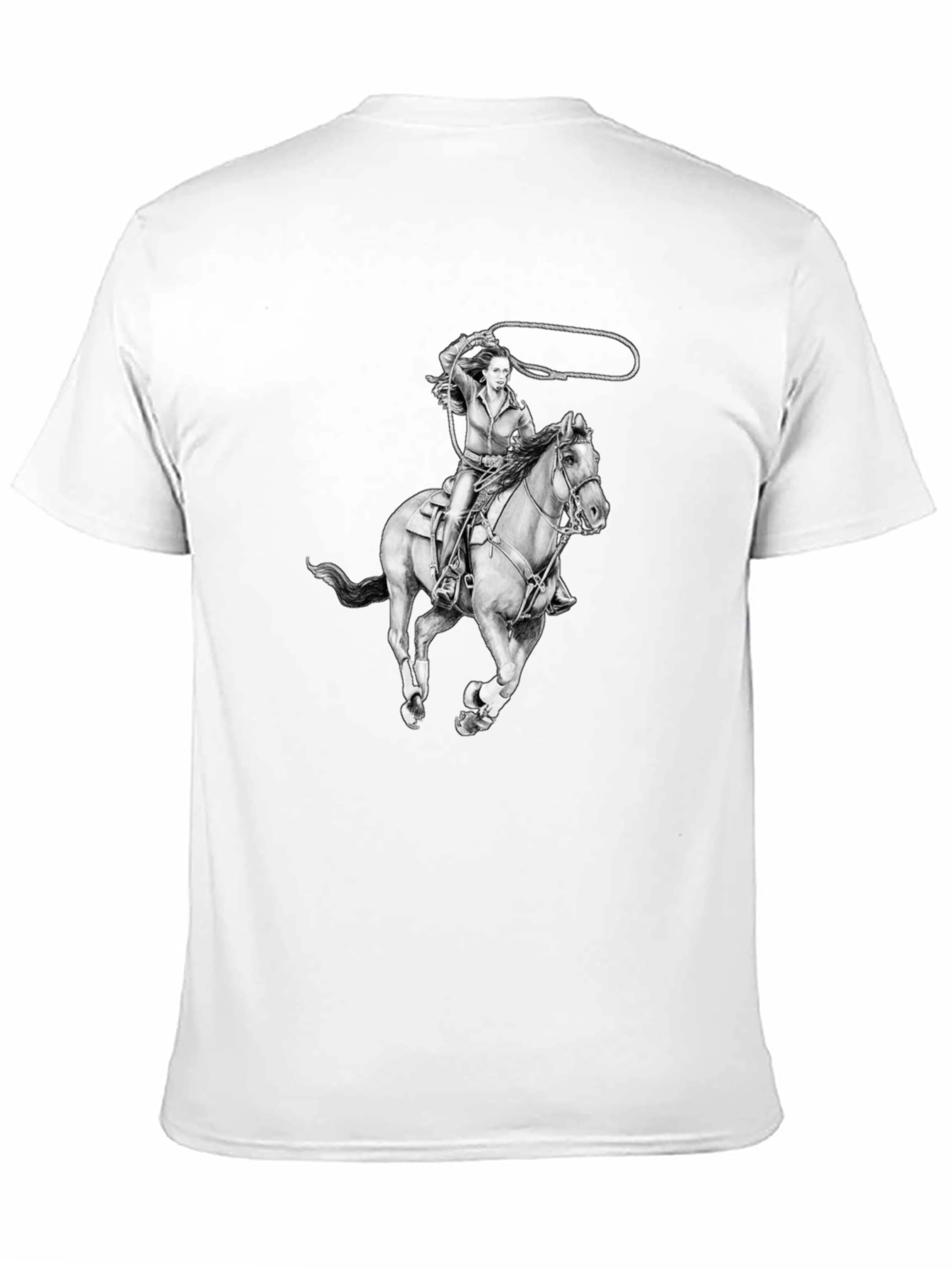 Cowgirl Rider Graphic T-Shirt