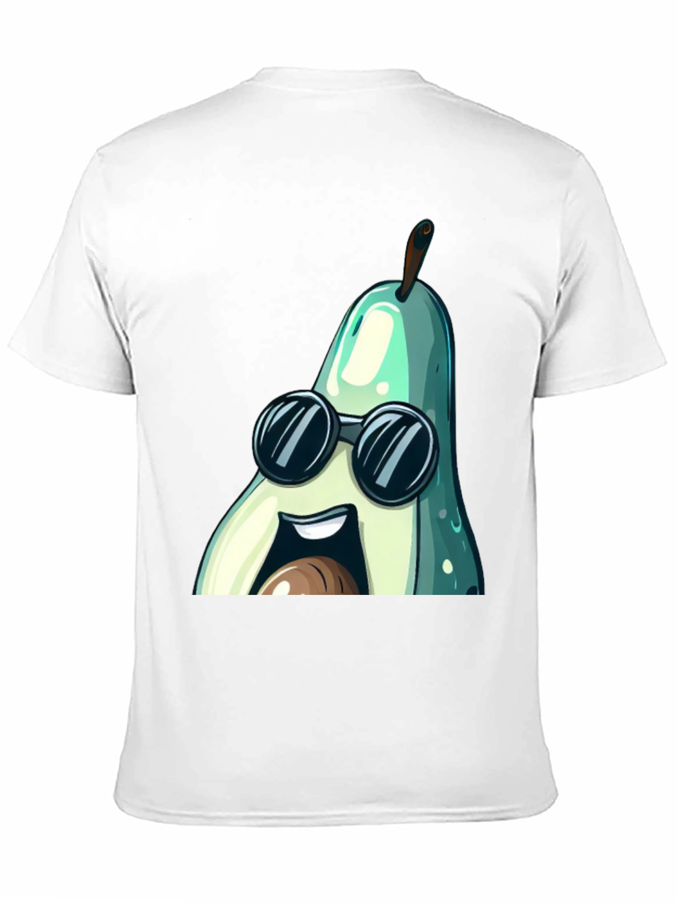 Cool Avocado Graphic Tee - Unisex Cotton T-Shirt