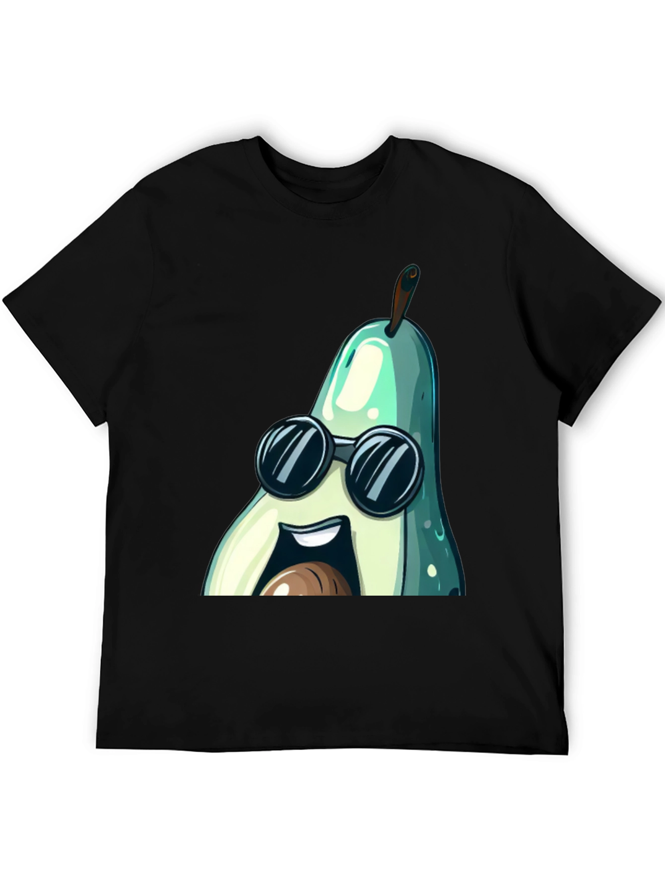 Cool Avocado Graphic Tee - Unisex Cotton T-Shirt