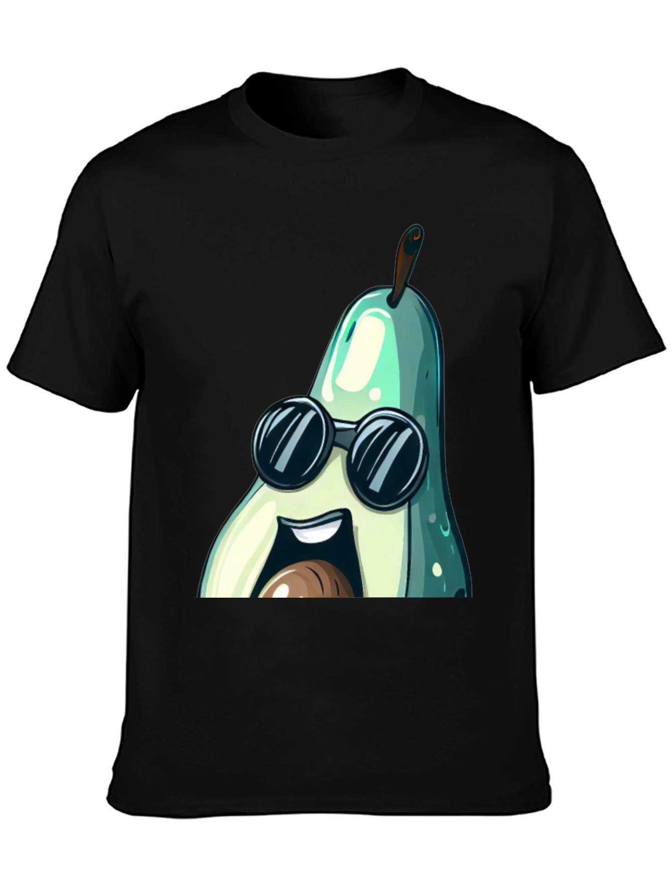 Cool Avocado Graphic Tee - Unisex Cotton T-Shirt