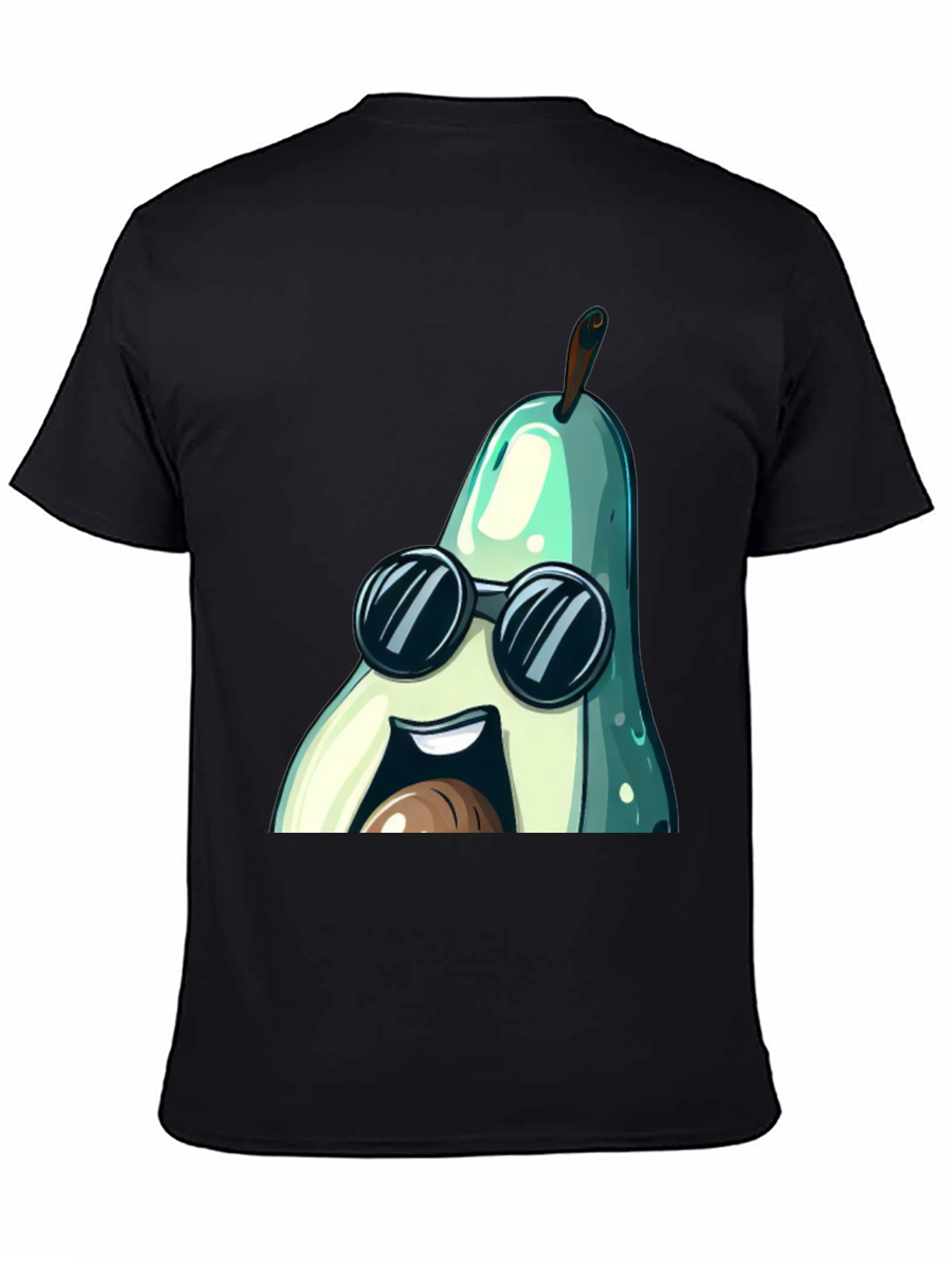 Cool Avocado Graphic Tee - Unisex Cotton T-Shirt