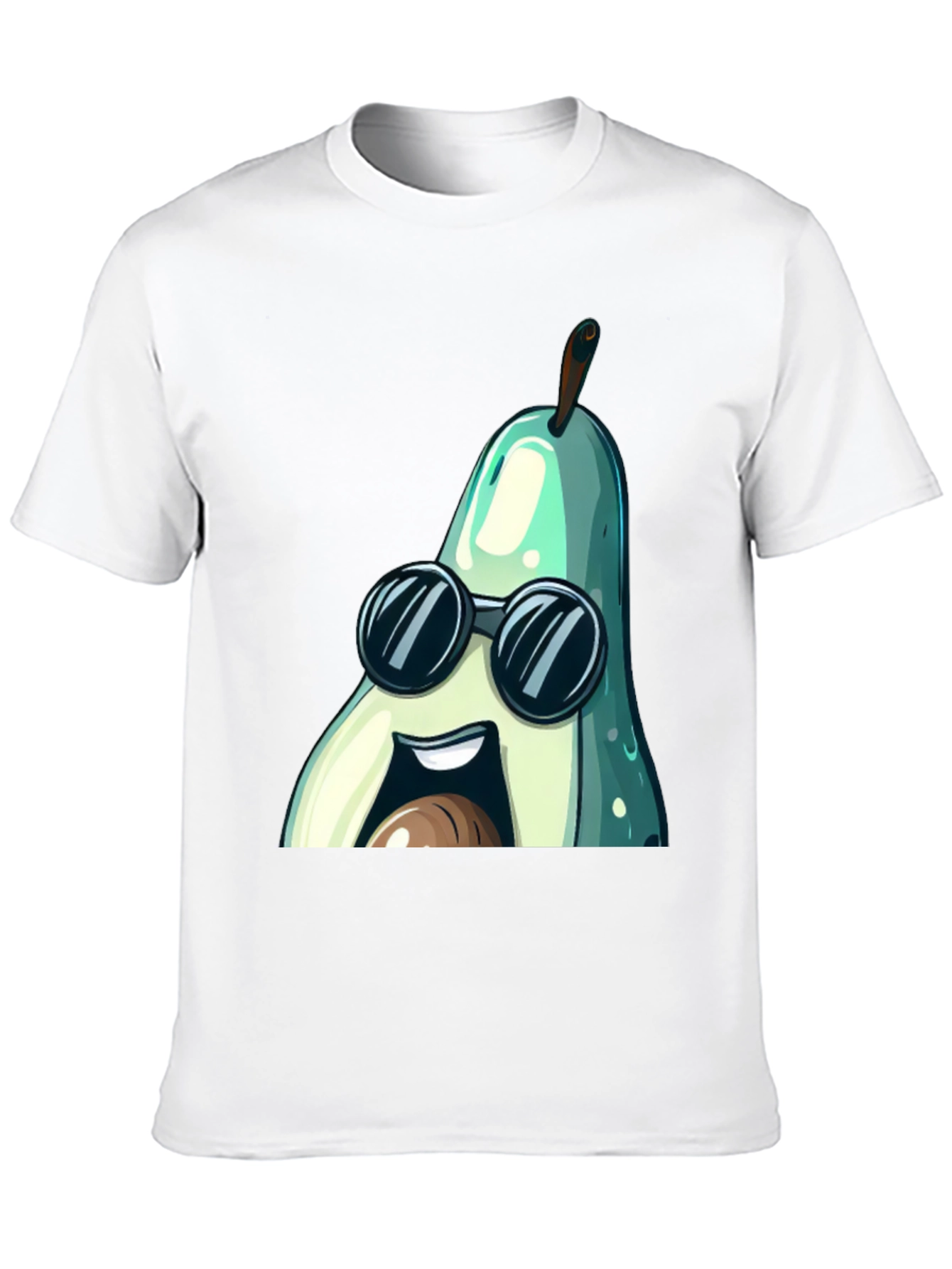Cool Avocado Graphic Tee - Unisex Cotton T-Shirt