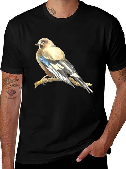 Bird on Branch Graphic T-Shirt