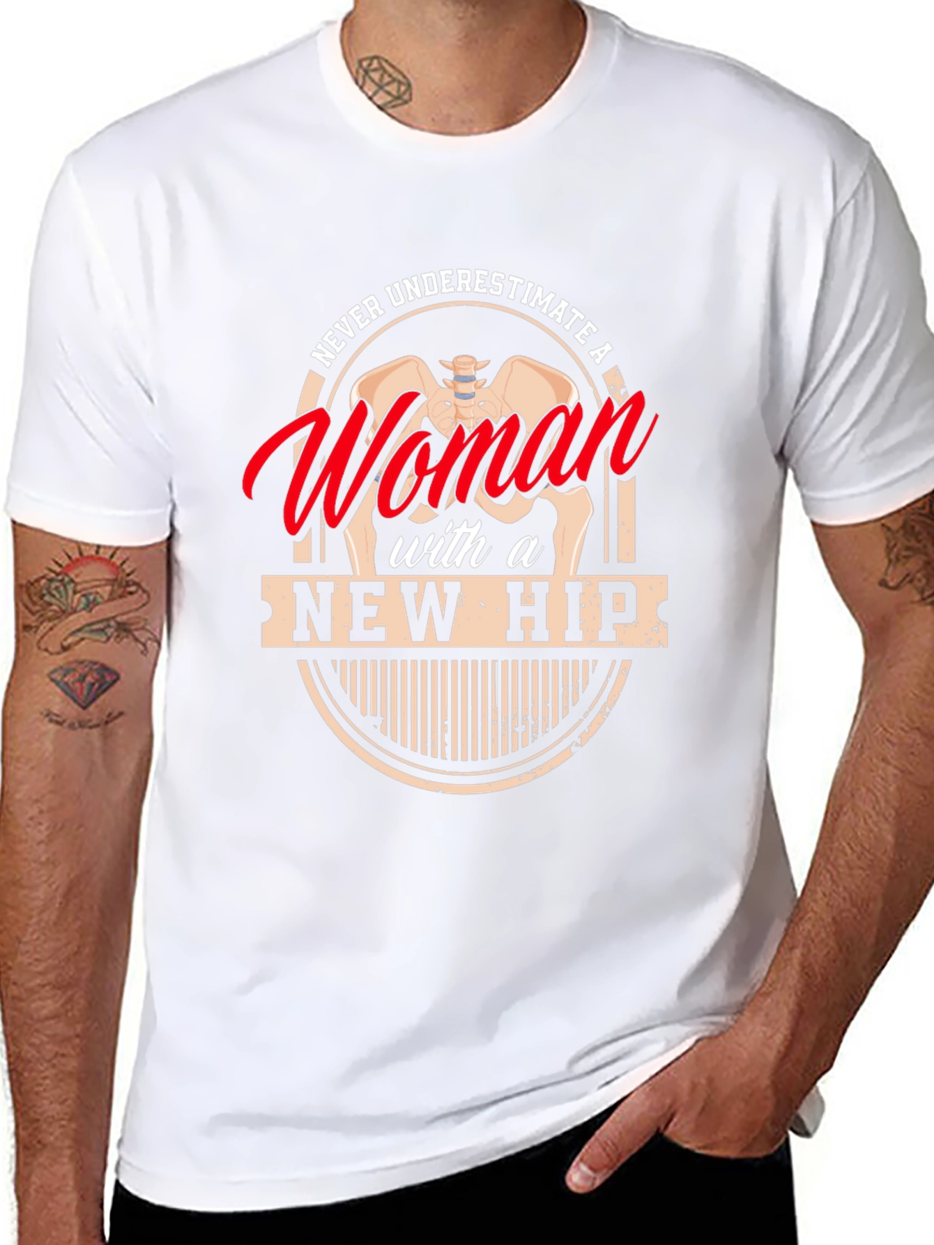 New Hip Woman T-Shirt - Gift for Recovery