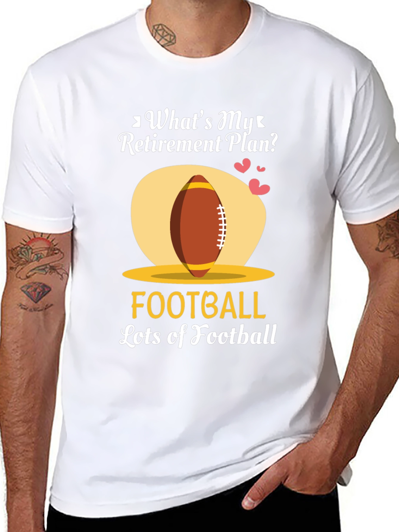 Funny Football Retirement Plan T-Shirt