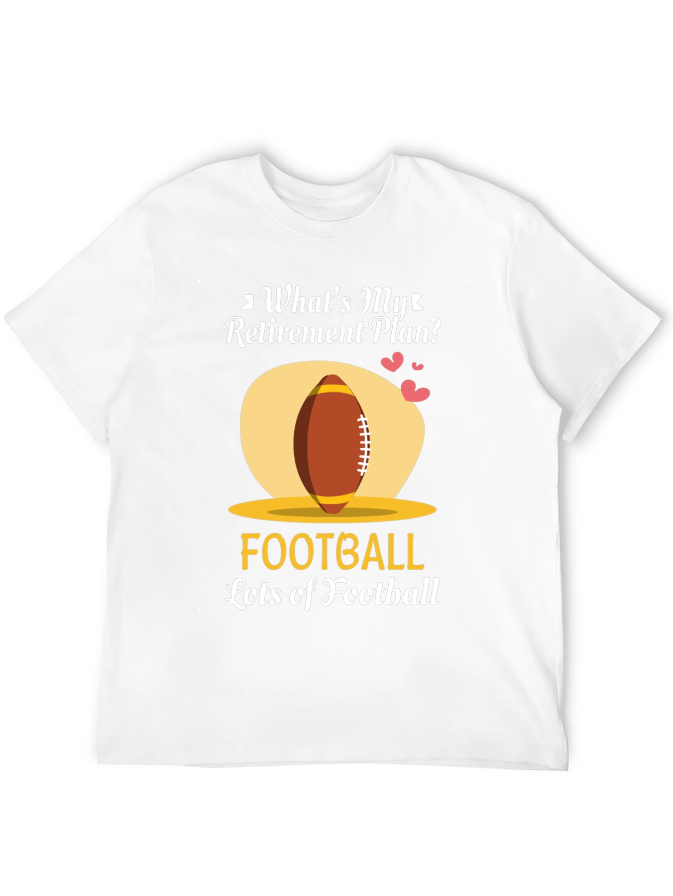 Funny Football Retirement Plan T-Shirt