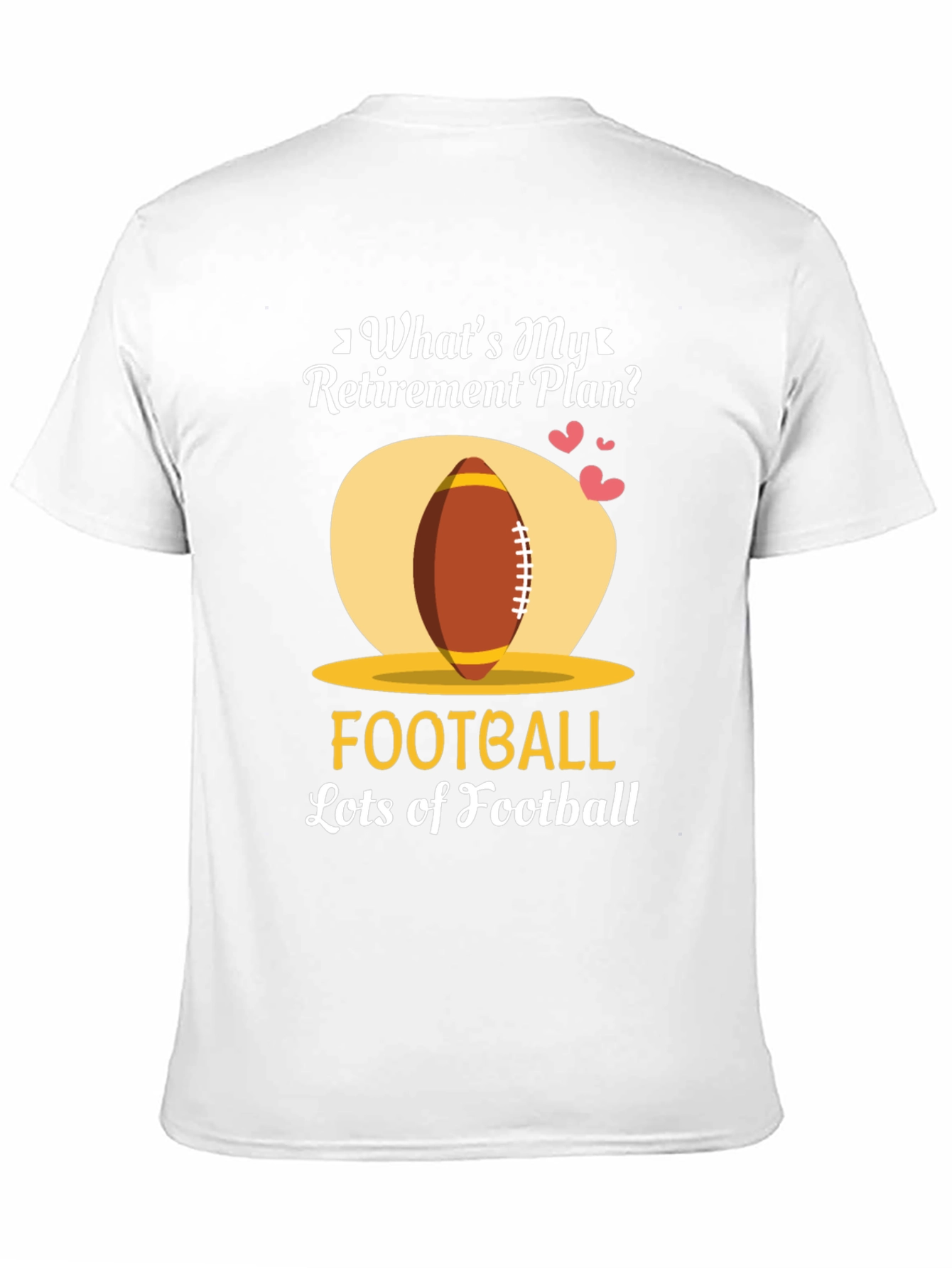 Funny Football Retirement Plan T-Shirt