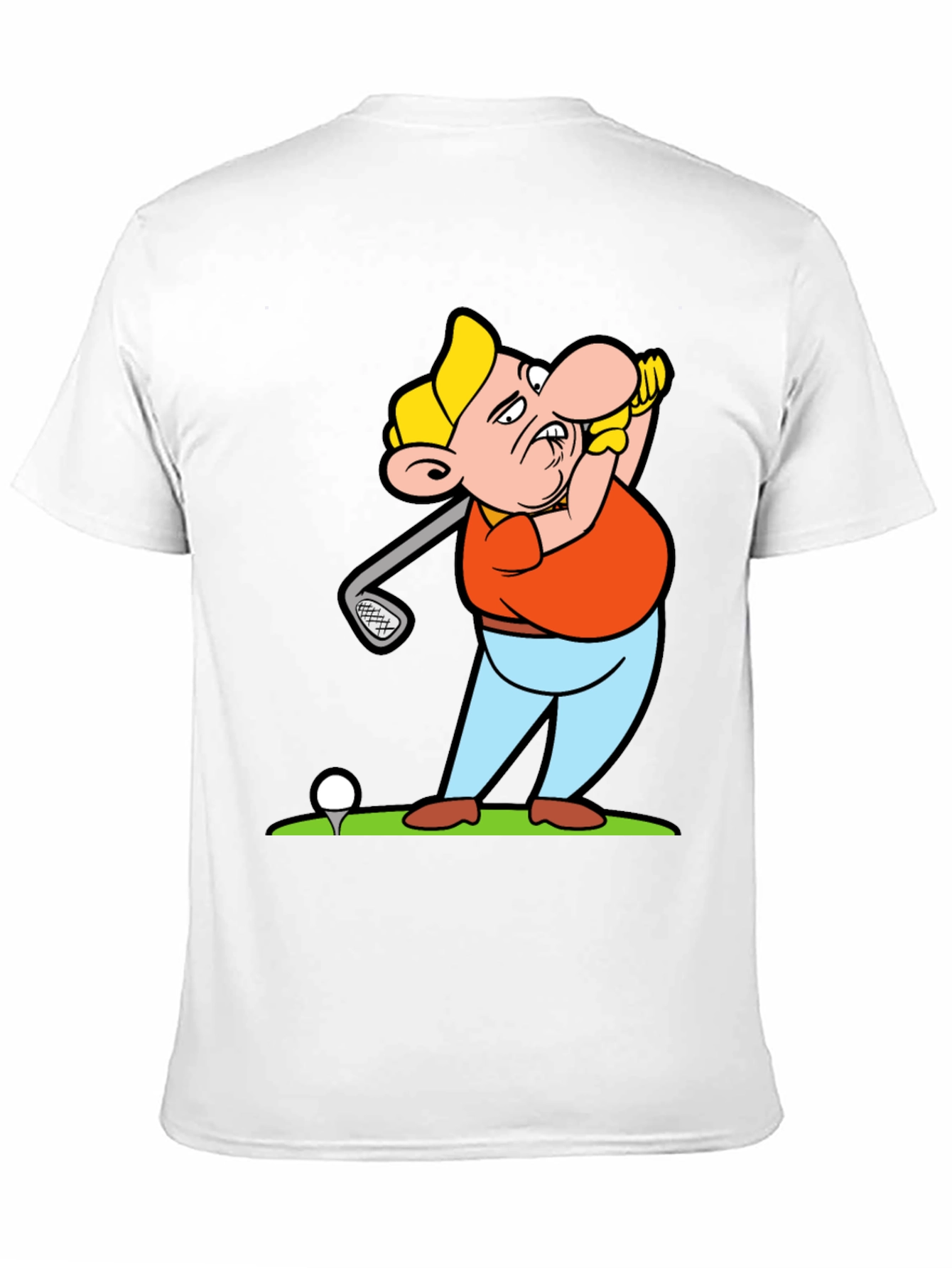 Golf Cartoon T-Shirt: Hit the Green in Style