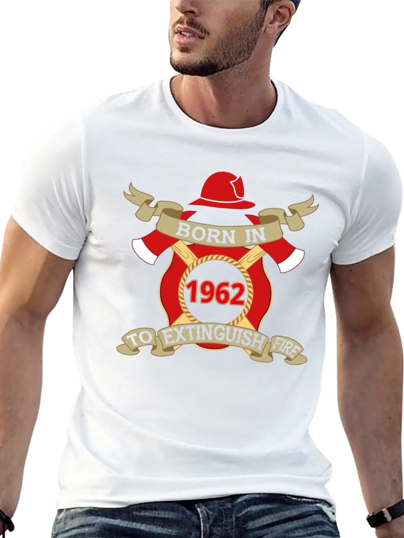 Born in 1962 Firefighter T-Shirt