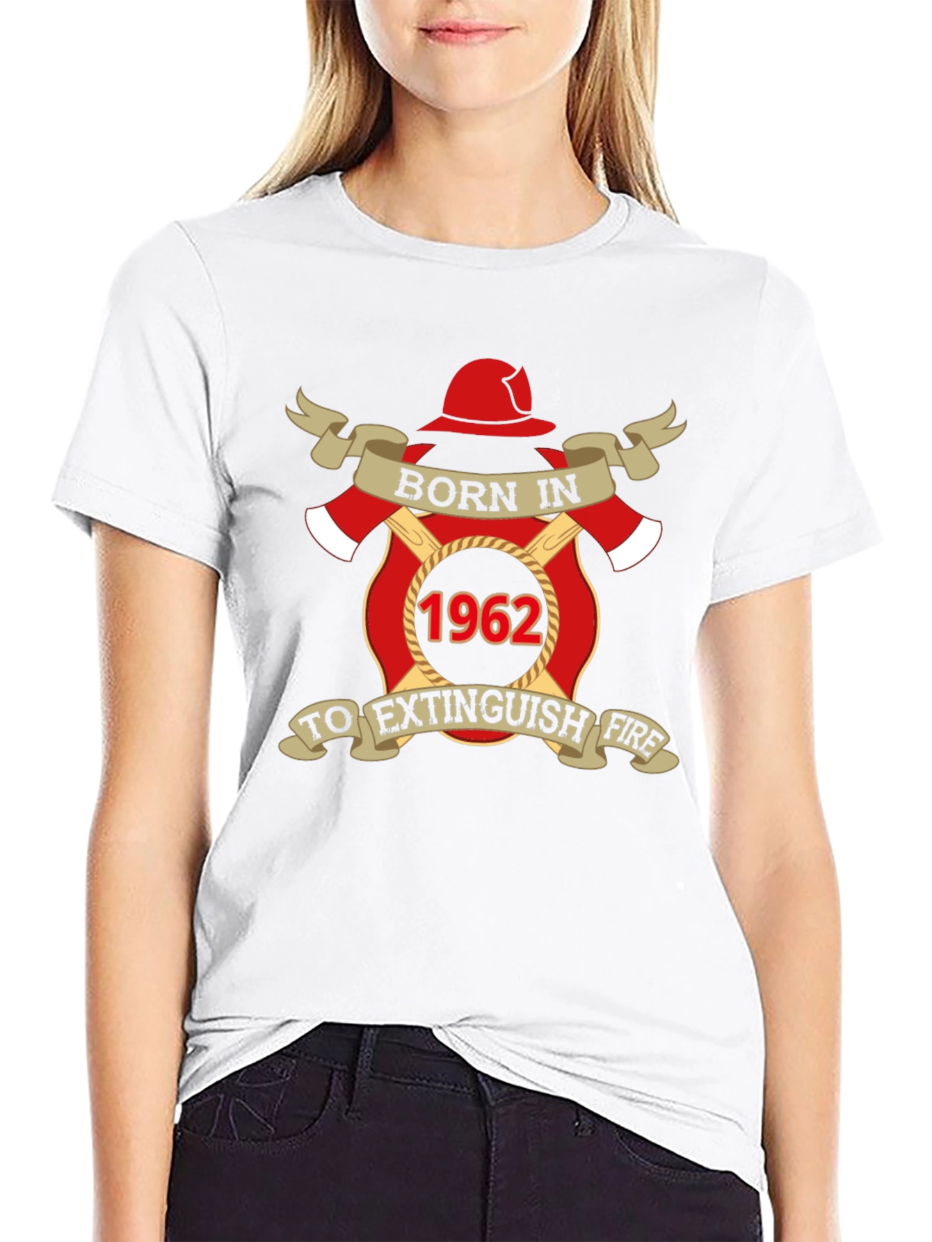 Born in 1962 Firefighter T-Shirt