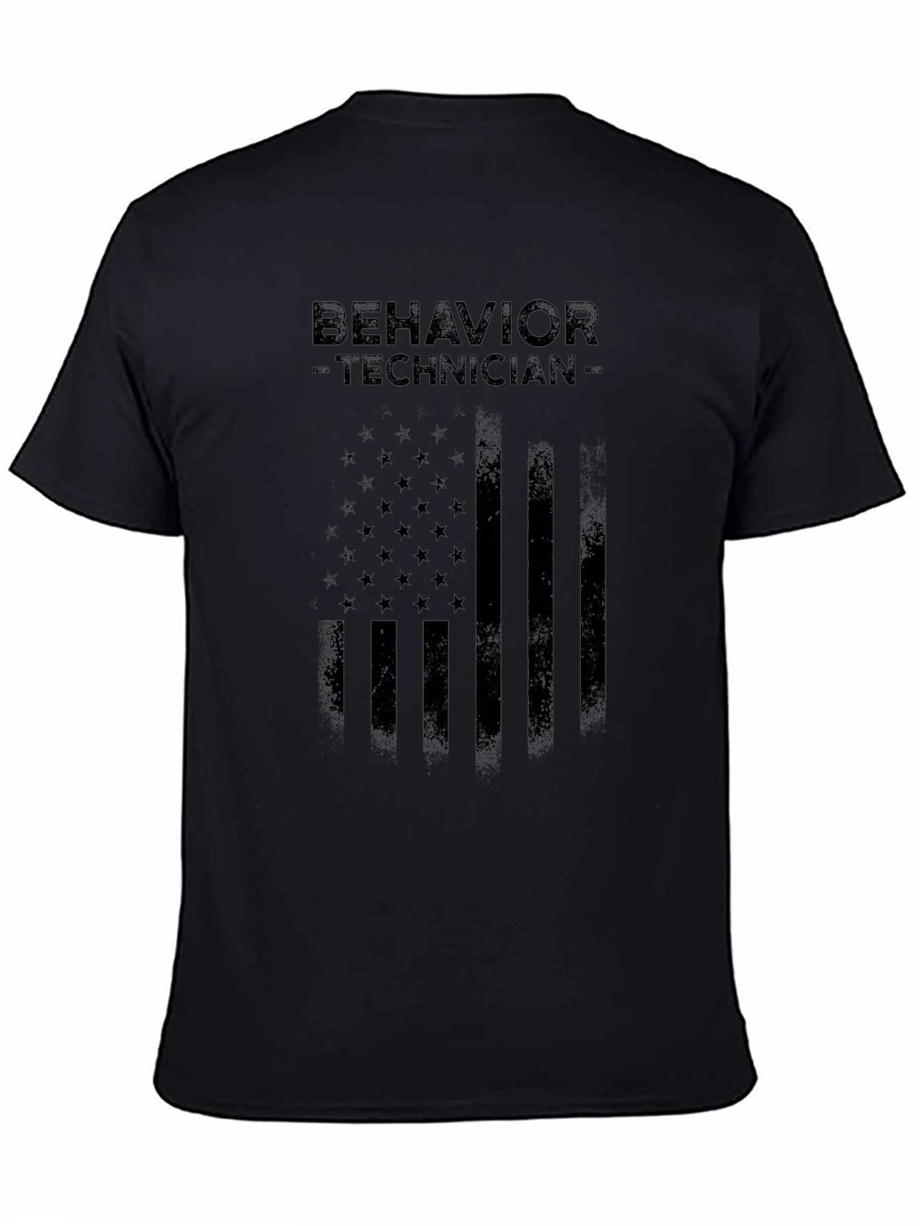 Behavior Technician American Flag T-Shirt