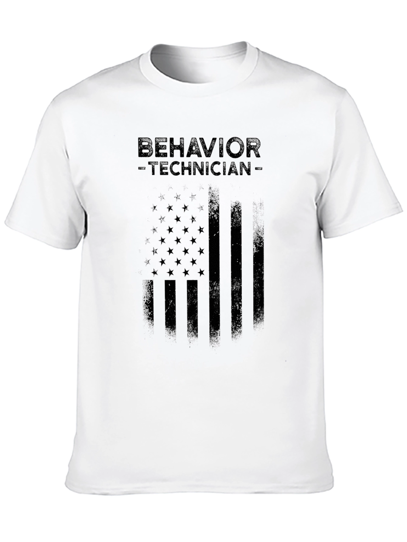 Behavior Technician American Flag T-Shirt