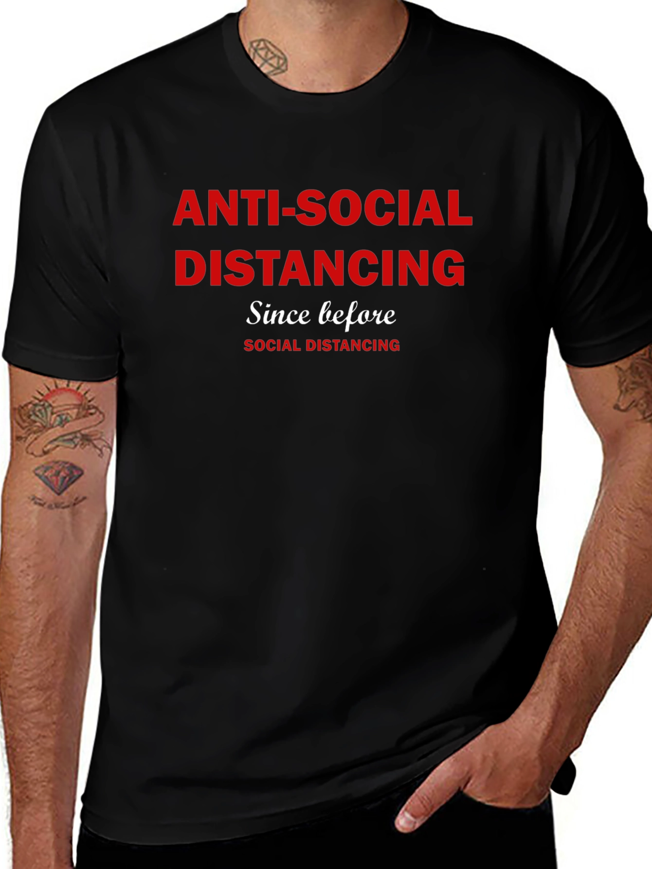 Anti-Social Distancing Graphic T-Shirt