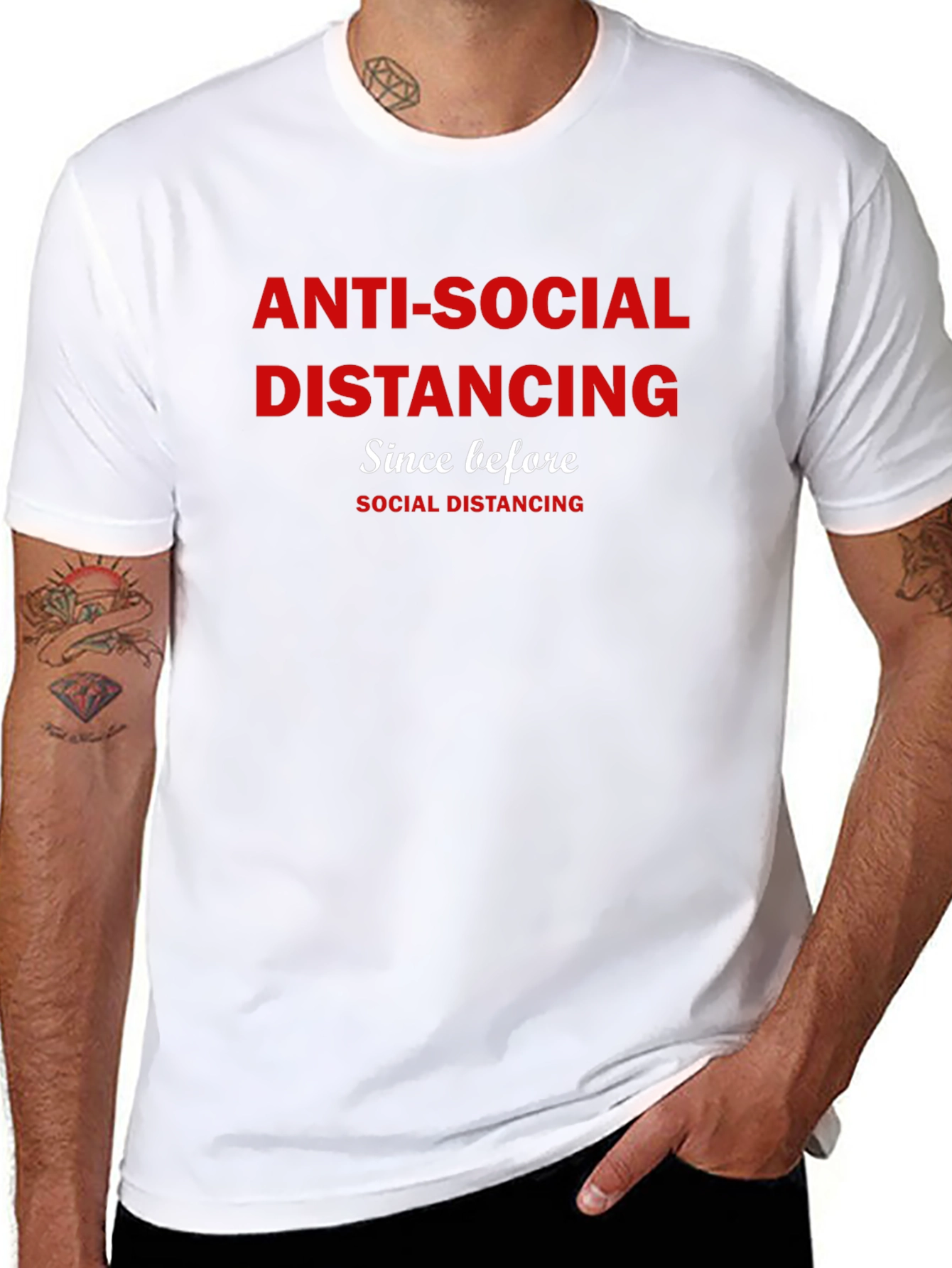 Anti-Social Distancing Graphic T-Shirt