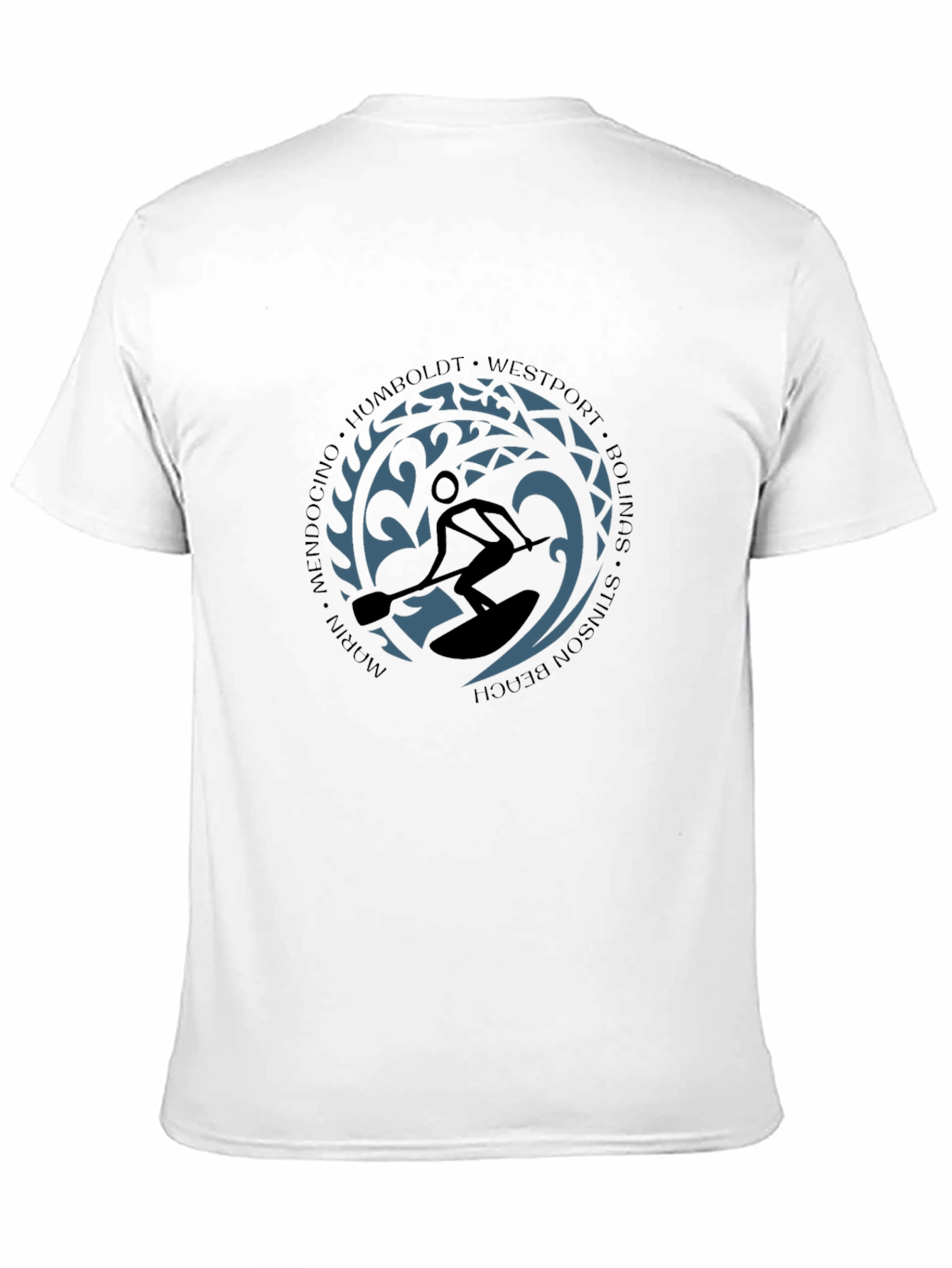 Paddleboarder Graphic Tee - Coastal Style