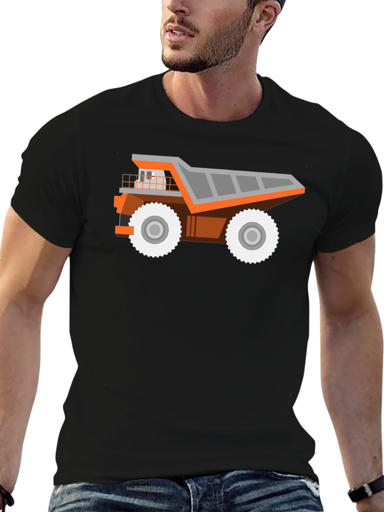Cool Dump Truck Graphic T-Shirt