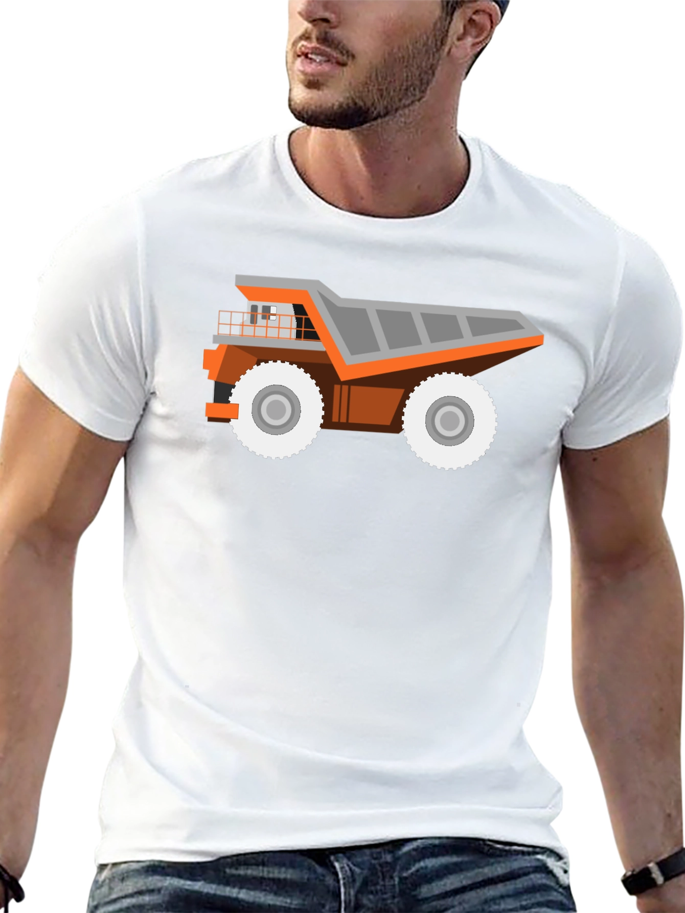 Cool Dump Truck Graphic T-Shirt