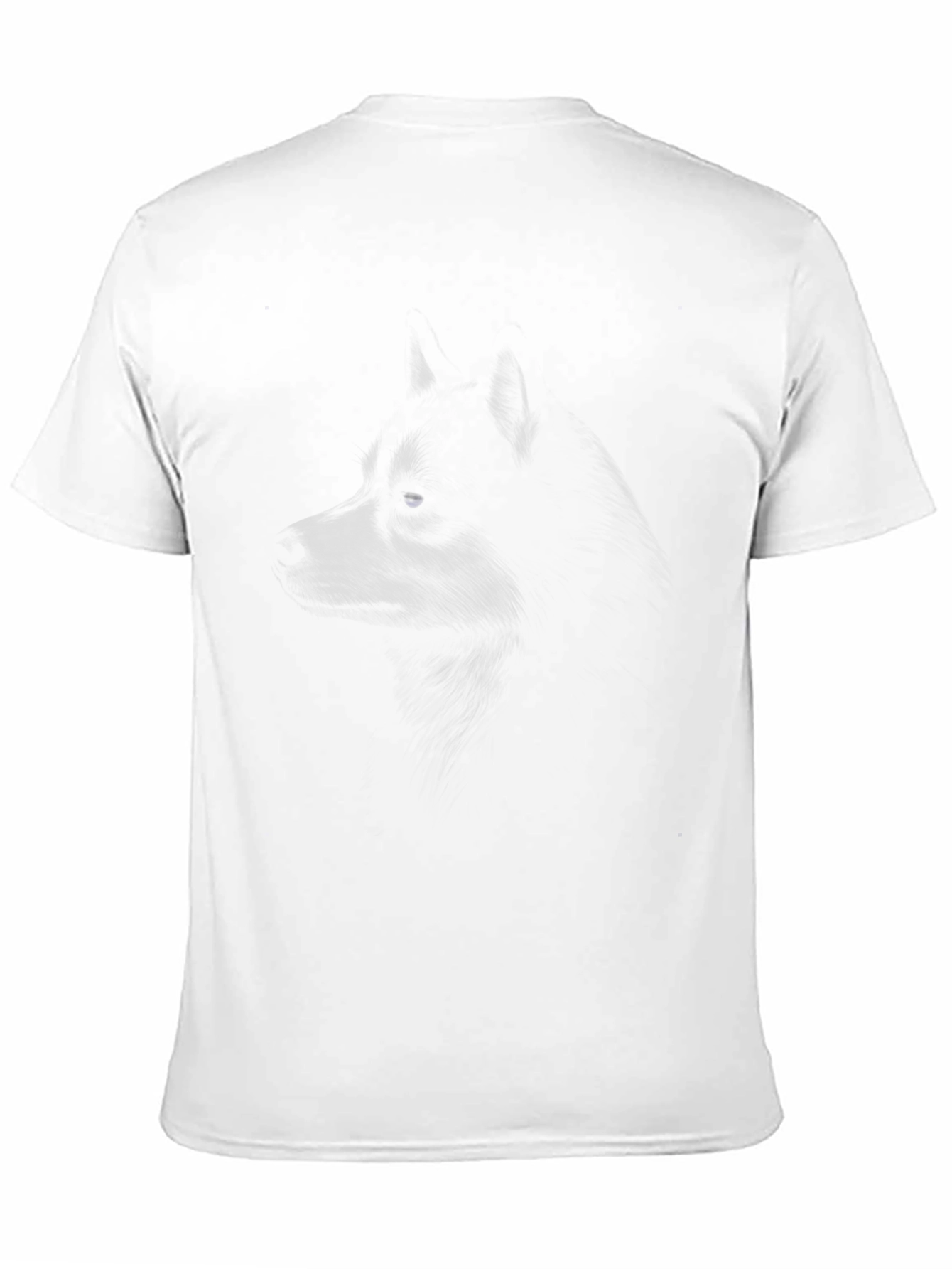 Black Wolf Graphic T-Shirt - Mens Fashion