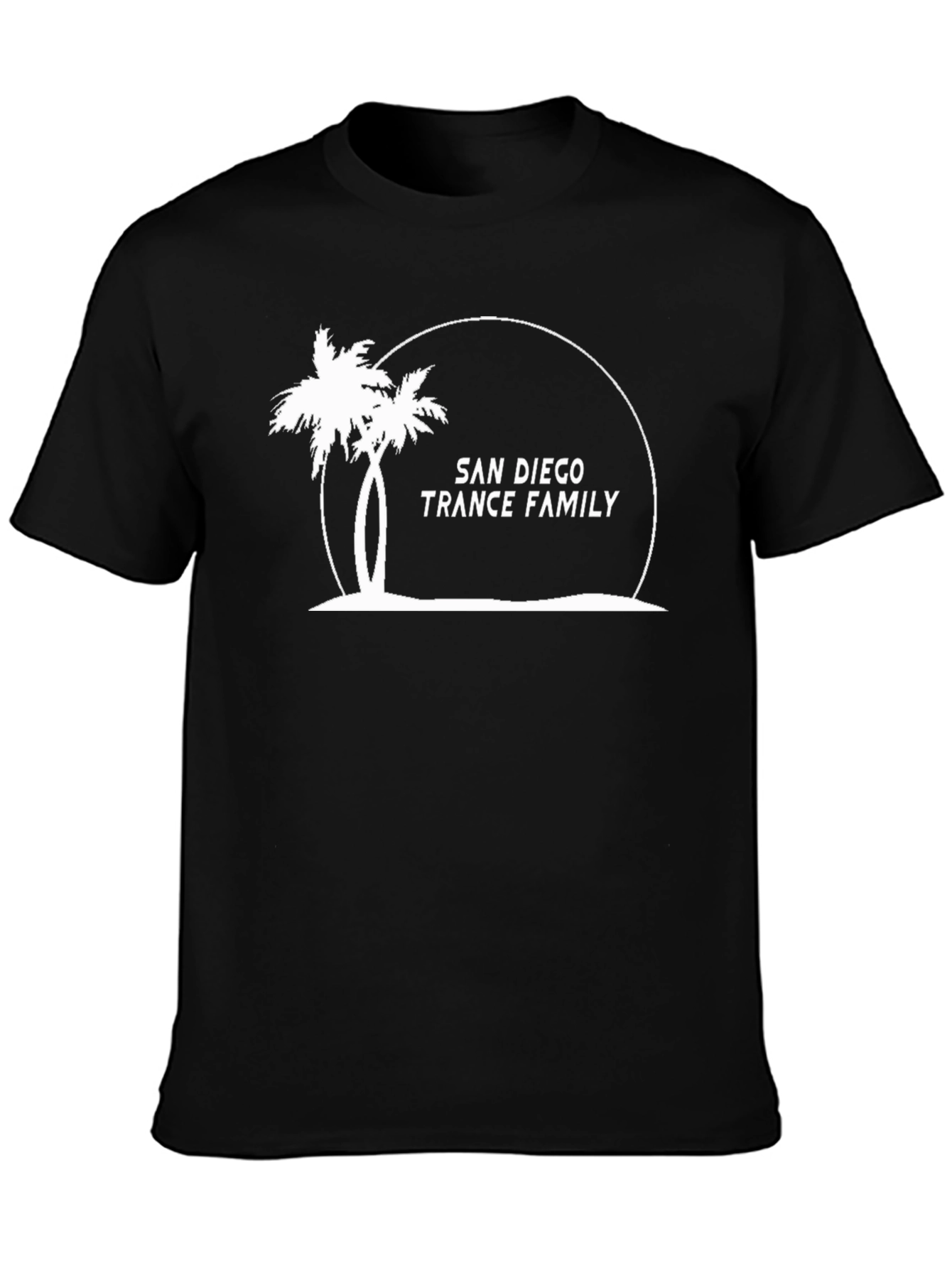 San Diego Trance Family Palm Tree Graphic Tee