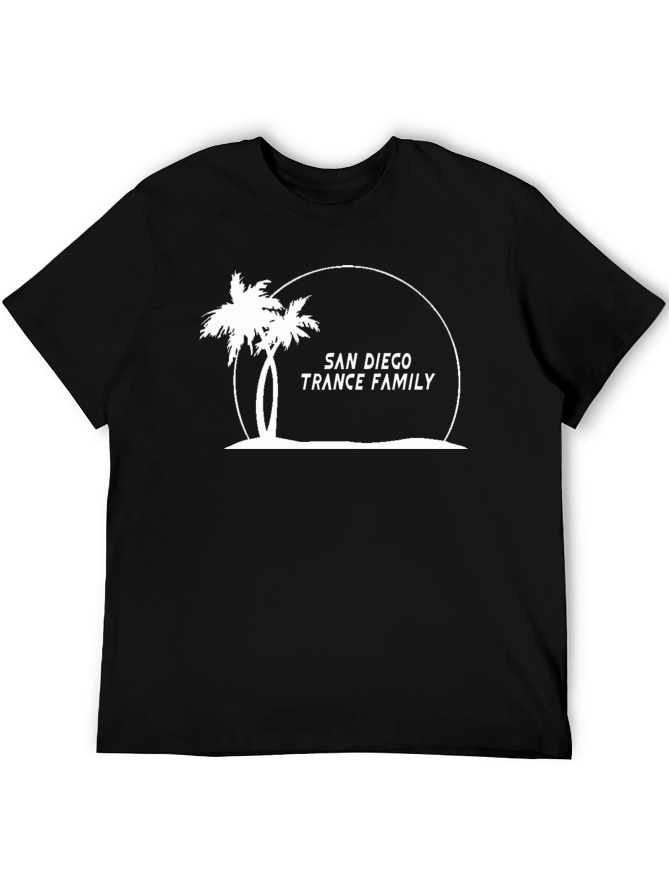 San Diego Trance Family Palm Tree Graphic Tee