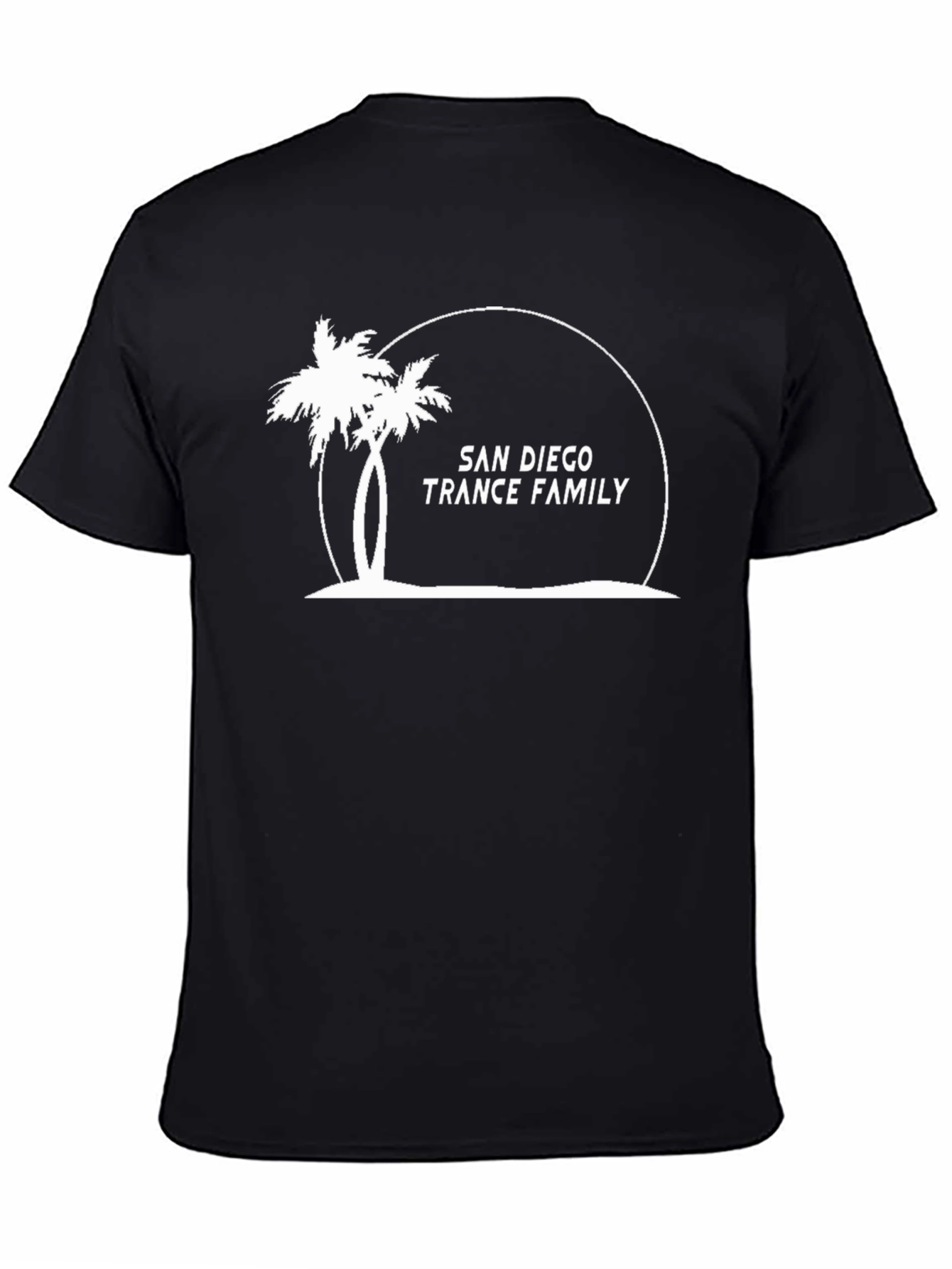 San Diego Trance Family Palm Tree Graphic Tee