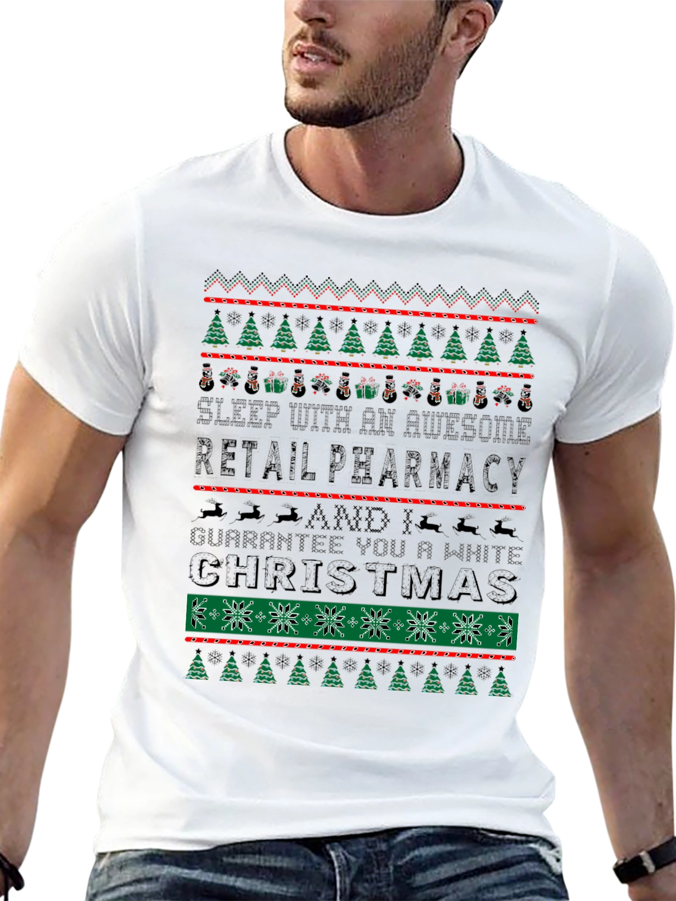 Awesome Retail Pharmacy Christmas T-Shirt