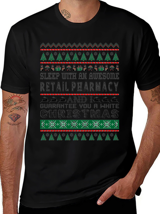 Awesome Retail Pharmacy Christmas T-Shirt