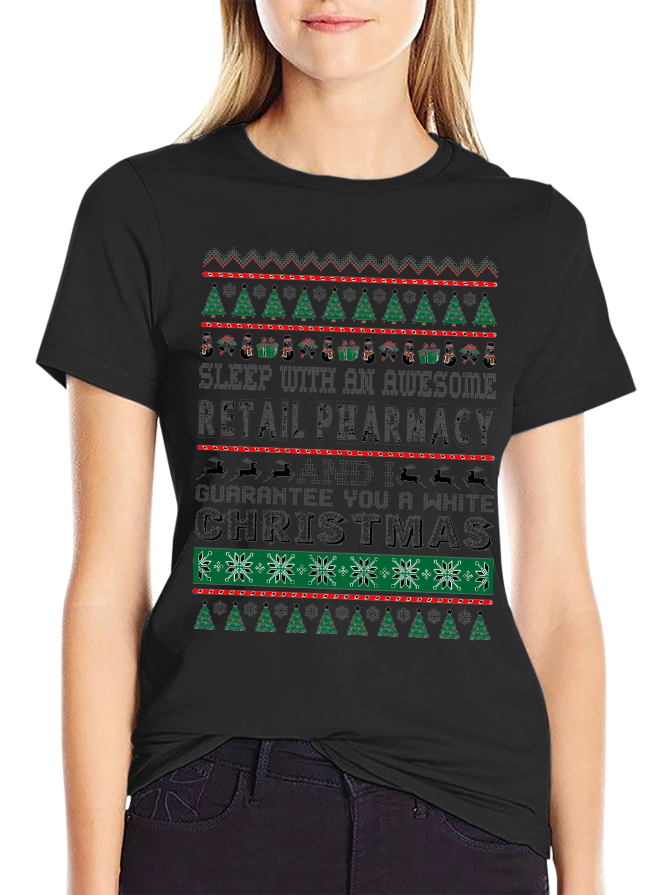 Awesome Retail Pharmacy Christmas T-Shirt