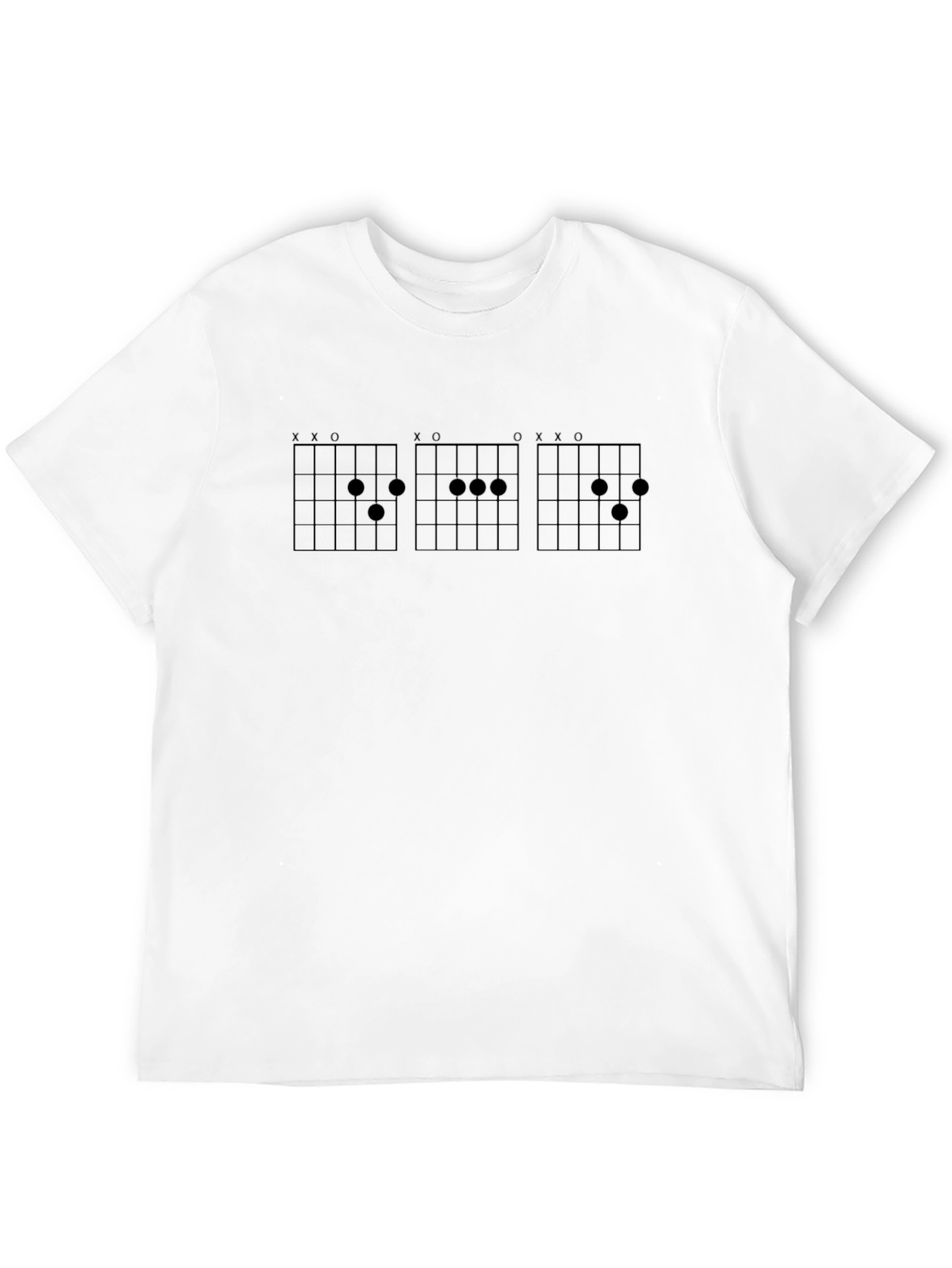 Guitar Chords T-Shirt - Black